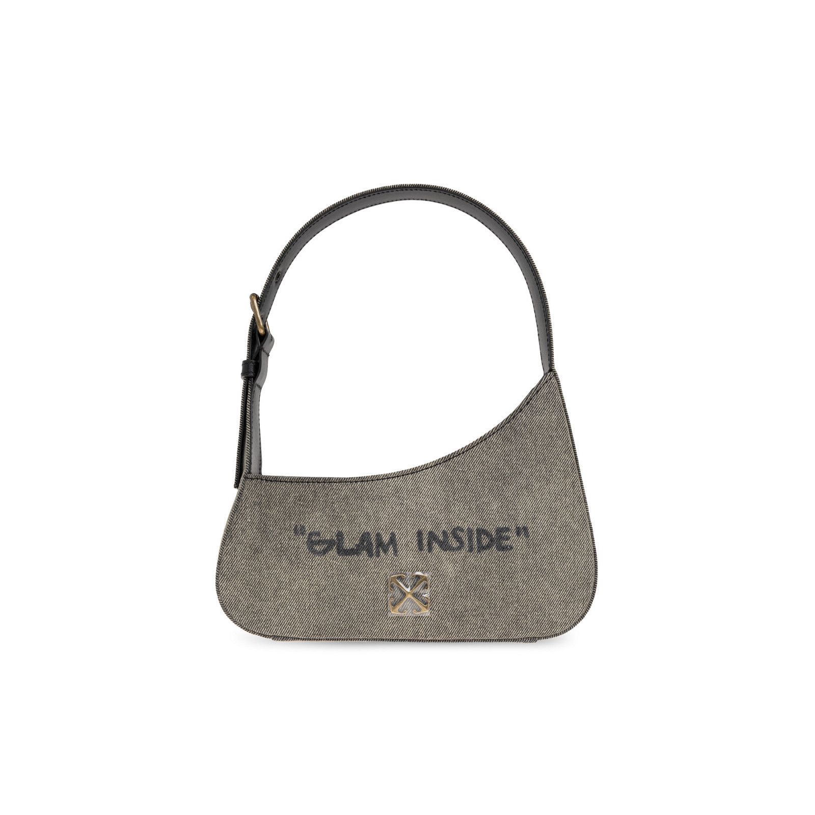 Off-White OFF WHITE Jitney Gray Fabric Shoulder Bag New & Authentic Size ONE SIZE - 1 Thumbnail