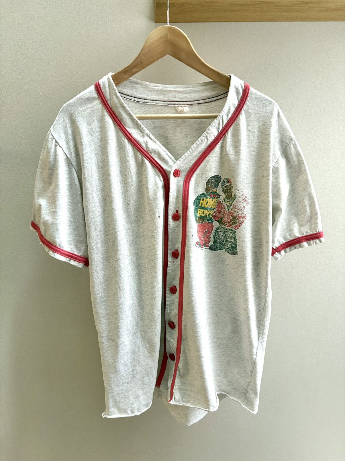 Rap Tees Yo Homeboys VTG 90s black pride Malcom X baseball jersey L Size US L / EU 52-54 / 3 - 2 Thumbnail