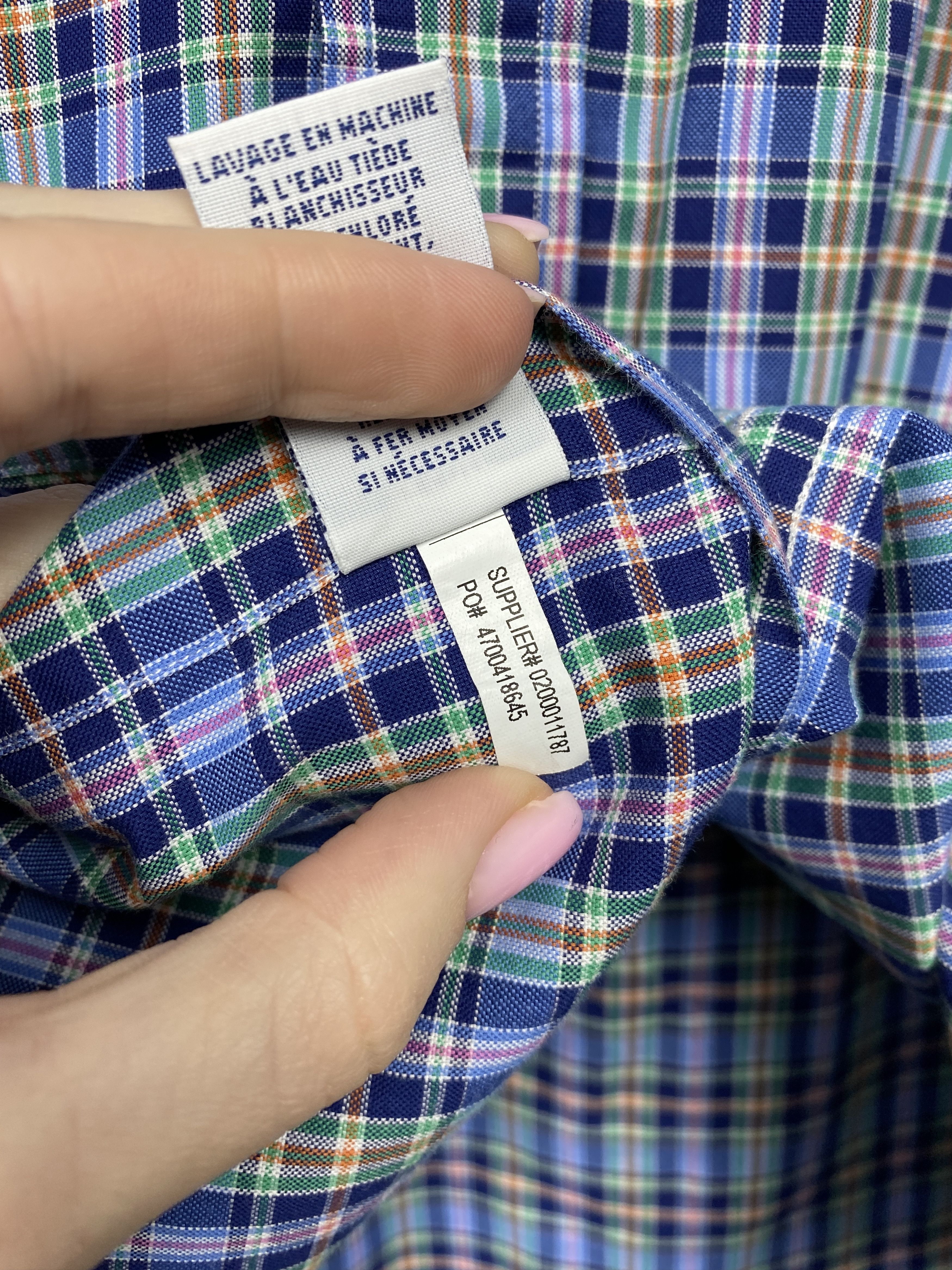 Polo Ralph Lauren Polo Ralph Lauren Vintage Mens Plaid Shirt Size US S / EU 44-46 / 1 - 7 Thumbnail