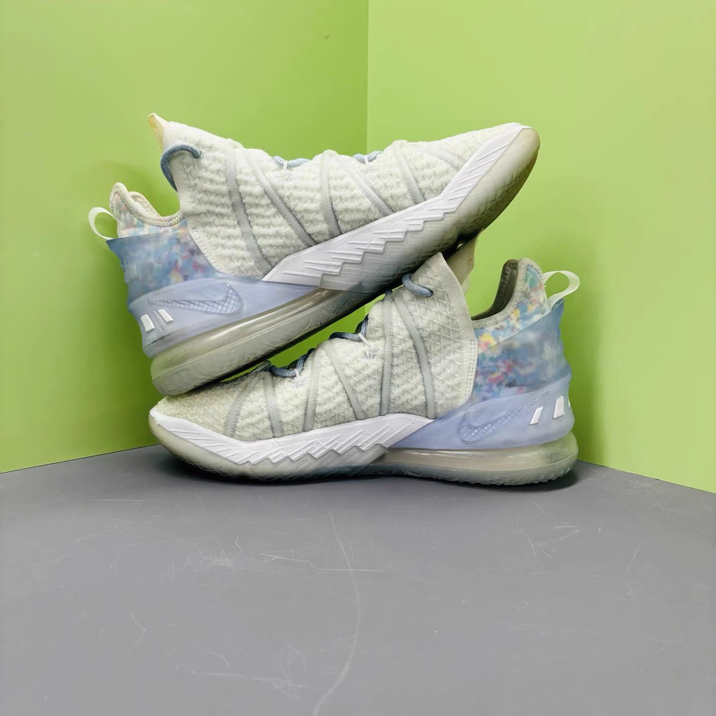 Nike Nike LeBron 18 All-Star Ice Blue K15 Size US 11 / EU 44 - 5 Thumbnail