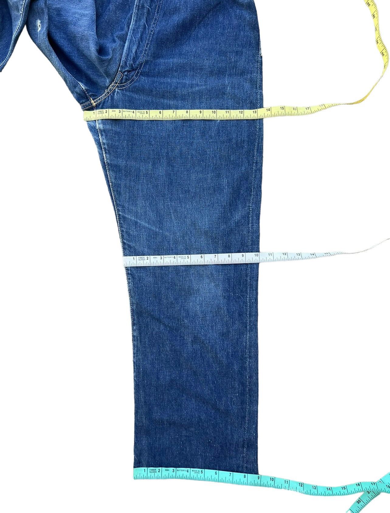 Levi's RARE! Vintage 50s Levi’s Hidden Rivets Denim Selvedge Jeans Size 28" / US 6 / IT 42 - 23 Thumbnail