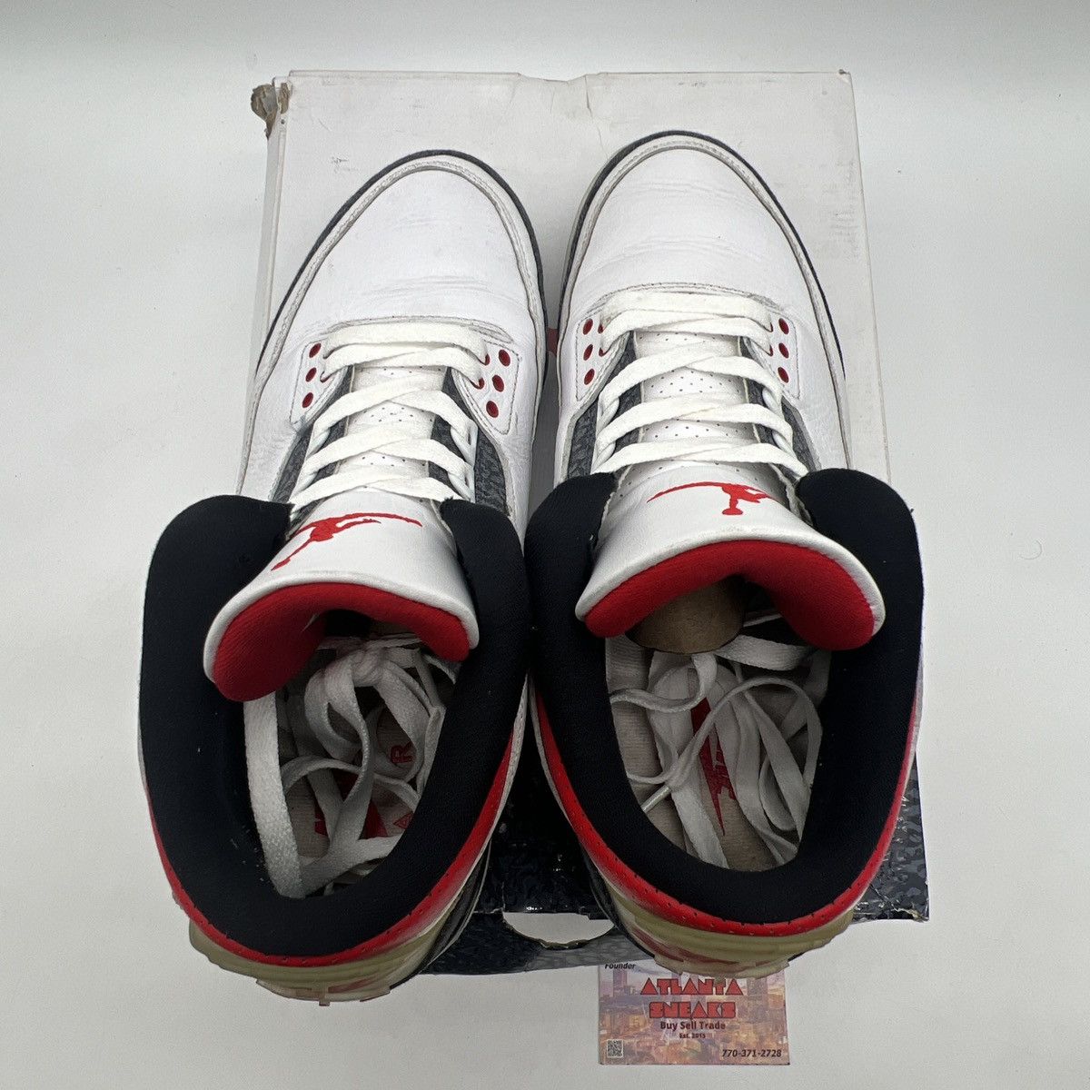 Jordan Brand Air Jordan 3 denim fire red Size US 11 / EU 44 - 7 Thumbnail