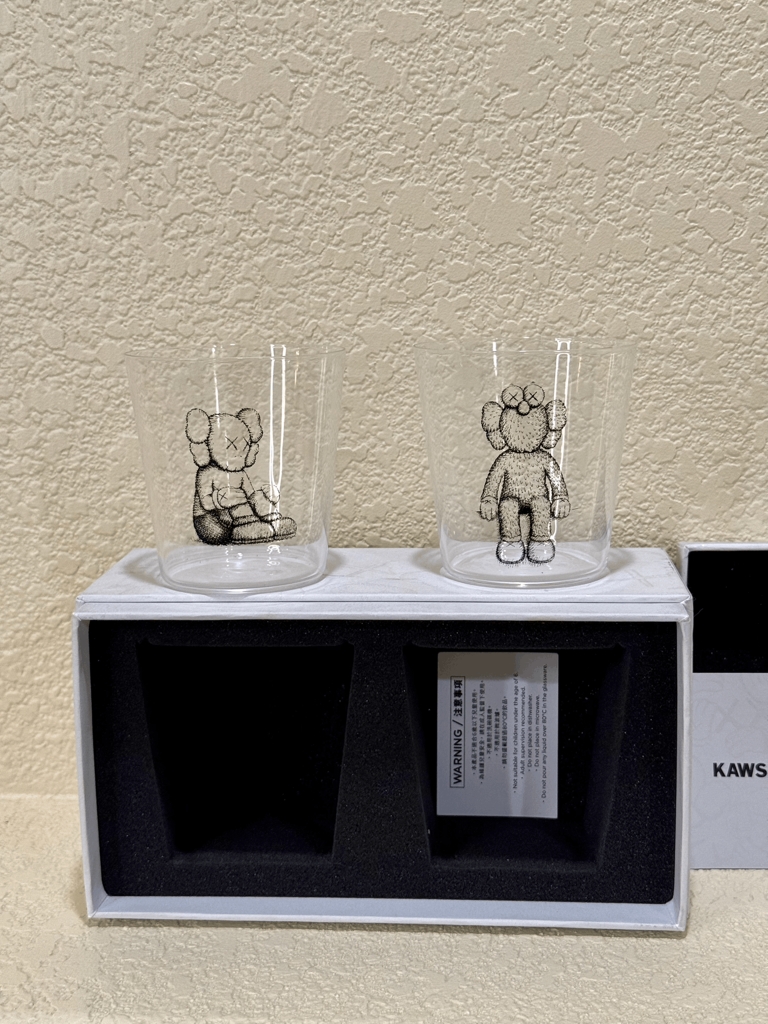 Kaws Kaws Seeing/Watching Companion Glass Set Size ONE SIZE - 2 Thumbnail