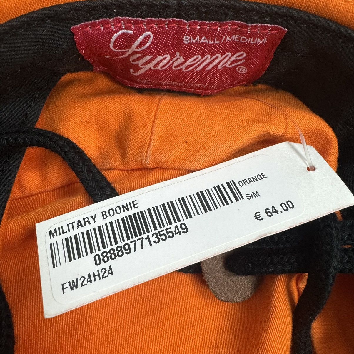 Hypebeast S/M Supreme Military Boonie Orange FW24 Size ONE SIZE - 5 Thumbnail