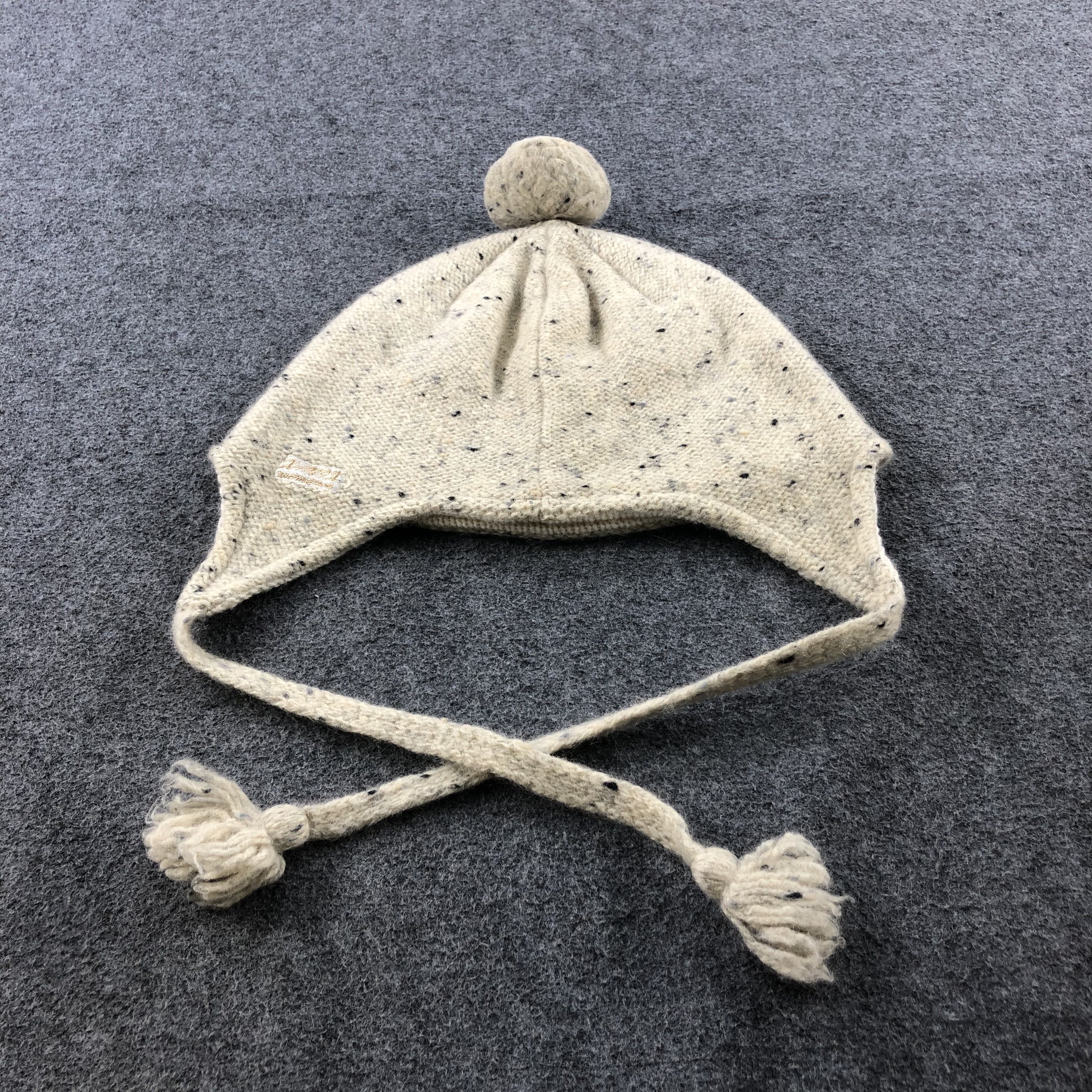 Vintage Ushanka Earflap Bobble Beanie Snowcap Snow Hat B48 Size ONE SIZE - 3 Thumbnail