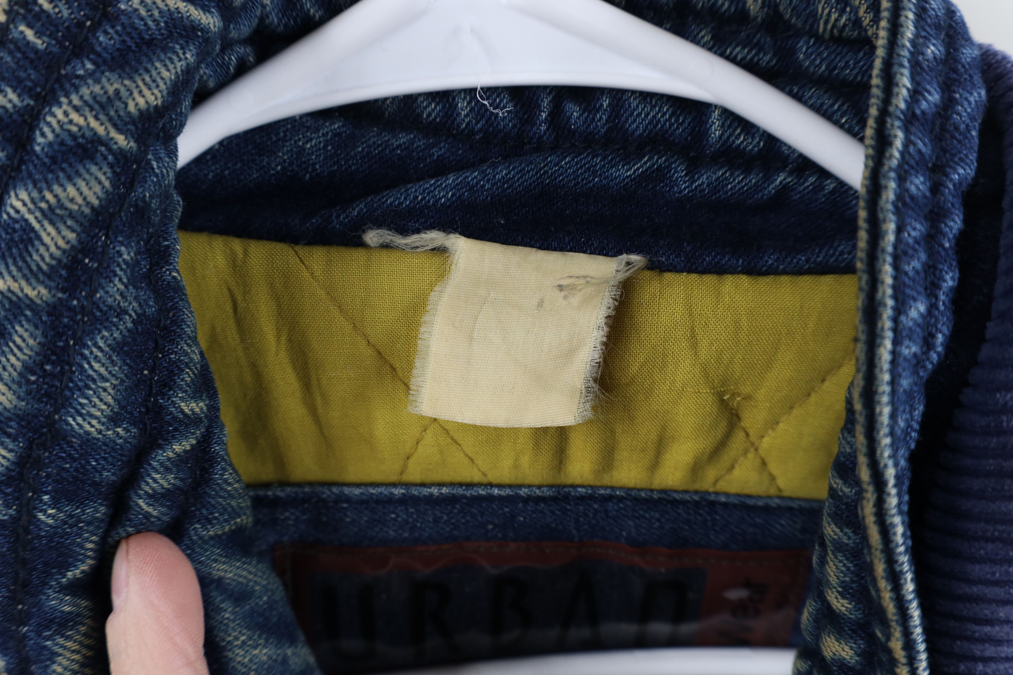 Vintage Vintage 90s Streetwear Quilted Acid Wash Denim Jean Jacket Size US XXL / EU 58 / 5 - 10 Thumbnail