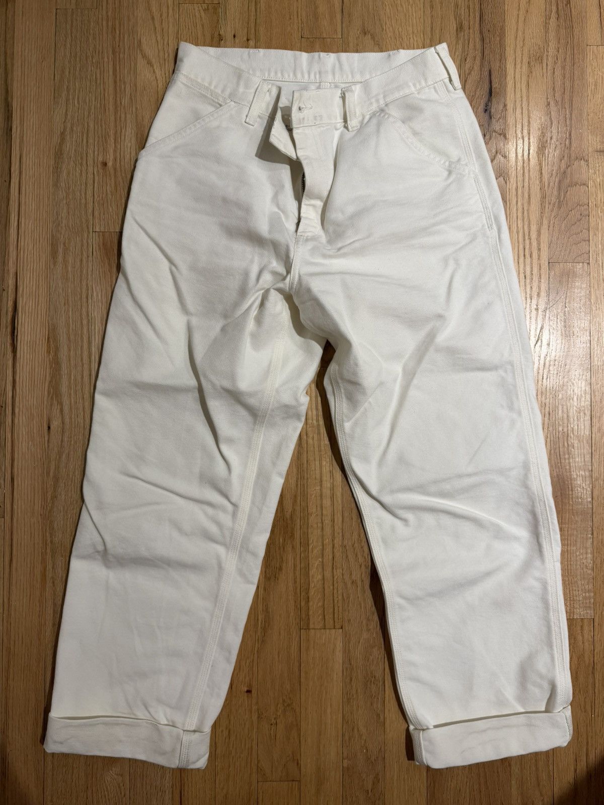 Carhartt Wip Simple Pant Deerborn Canvas in Wax Size US 32 / EU 48 - 1 Thumbnail