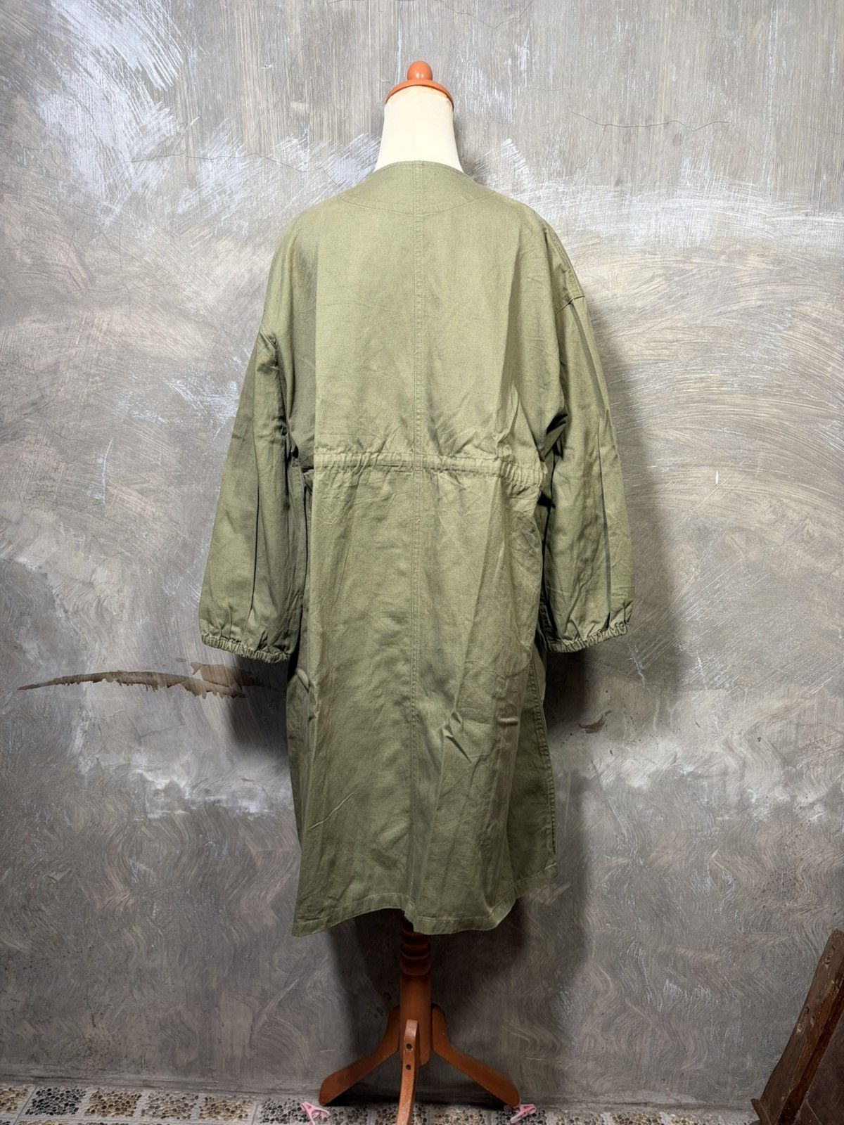 Japanese Brand Japanese Natural Couture Women Army Parka Jacket Size L / US 10 / IT 46 - 6 Thumbnail