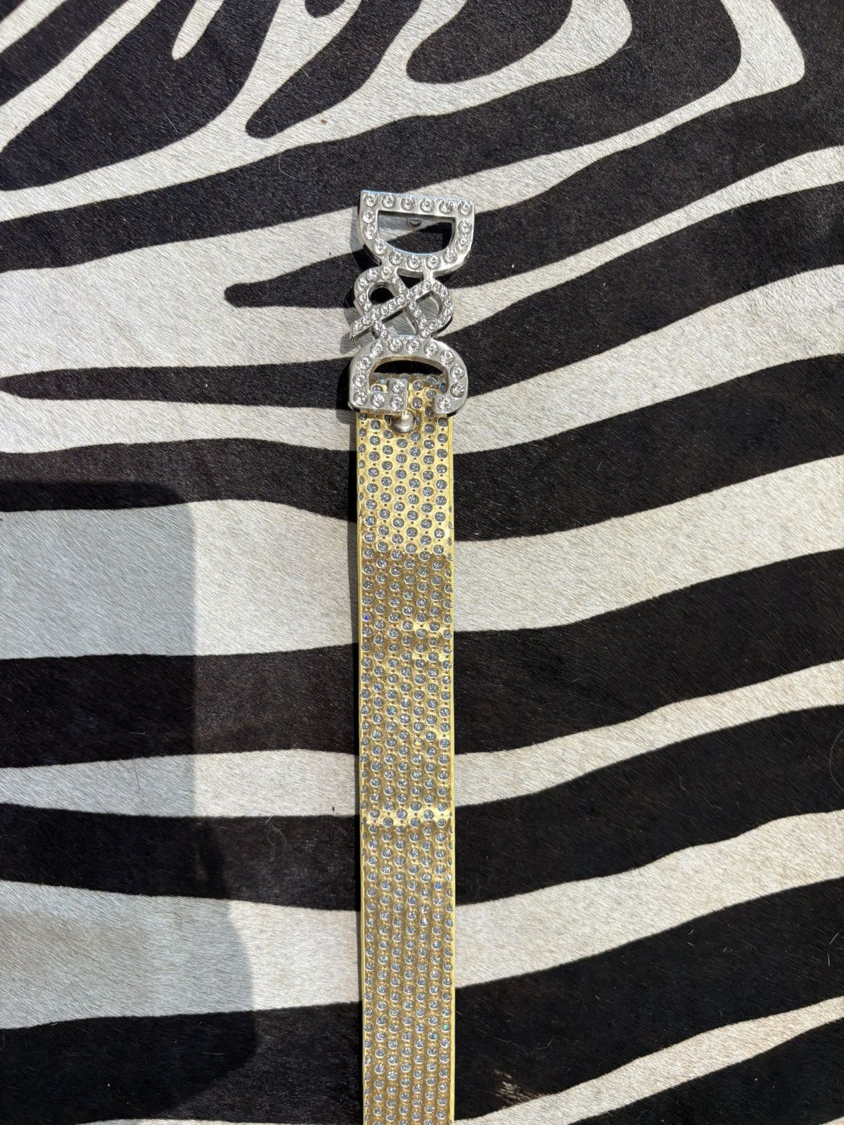Dolce & Gabbana Vintage Gold and Silver rhinestone Dolce & Gabbana belt Size ONE SIZE - 1 Thumbnail