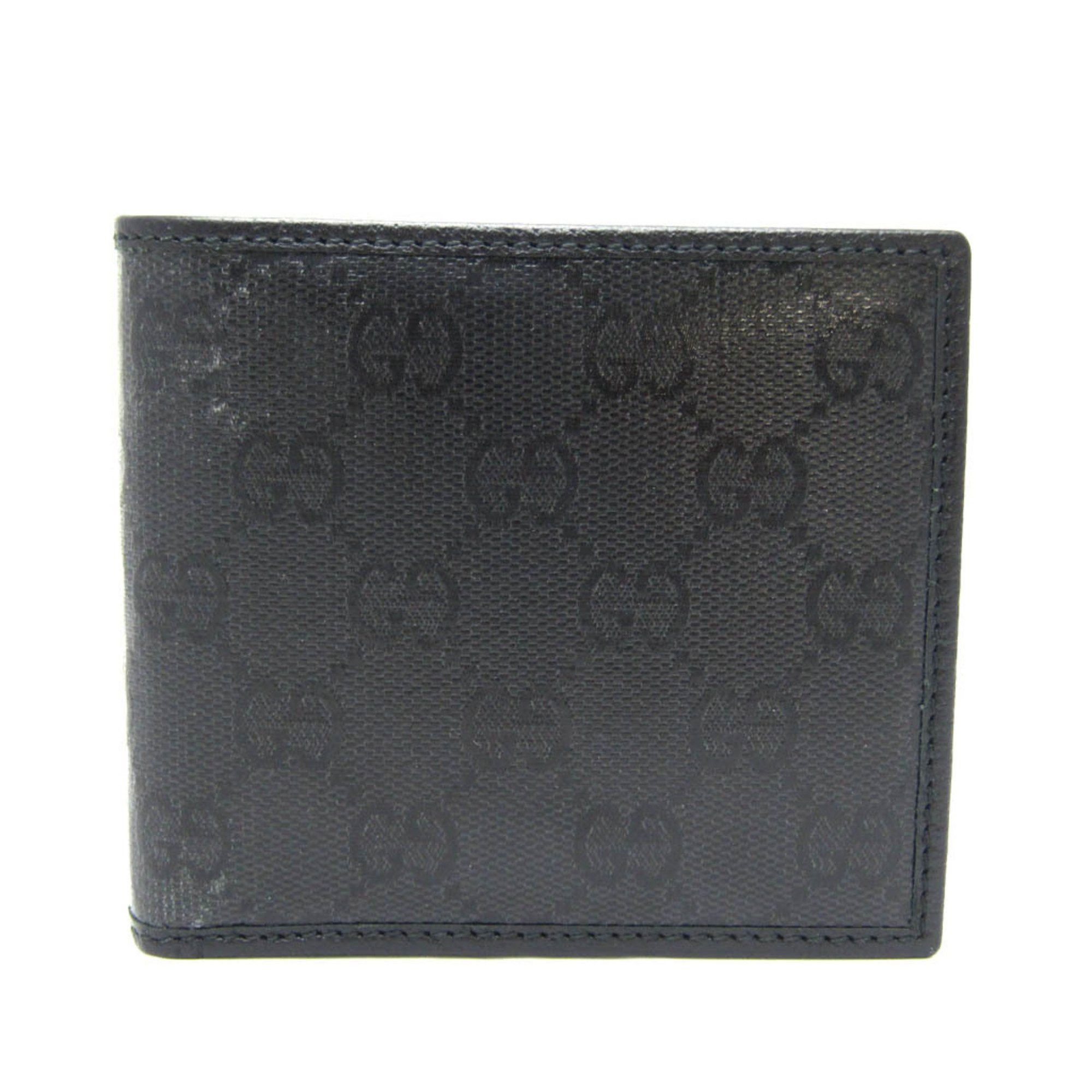 Gucci Imprime Black Leather Wallet (Pre-Owned) Size ONE SIZE - 1 Thumbnail
