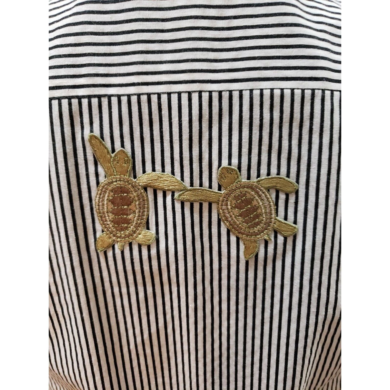 Other Vintage Striped Polyester Long Sleeve Button Down Shirt M Size M / US 6-8 / IT 42-44 - 8 Thumbnail