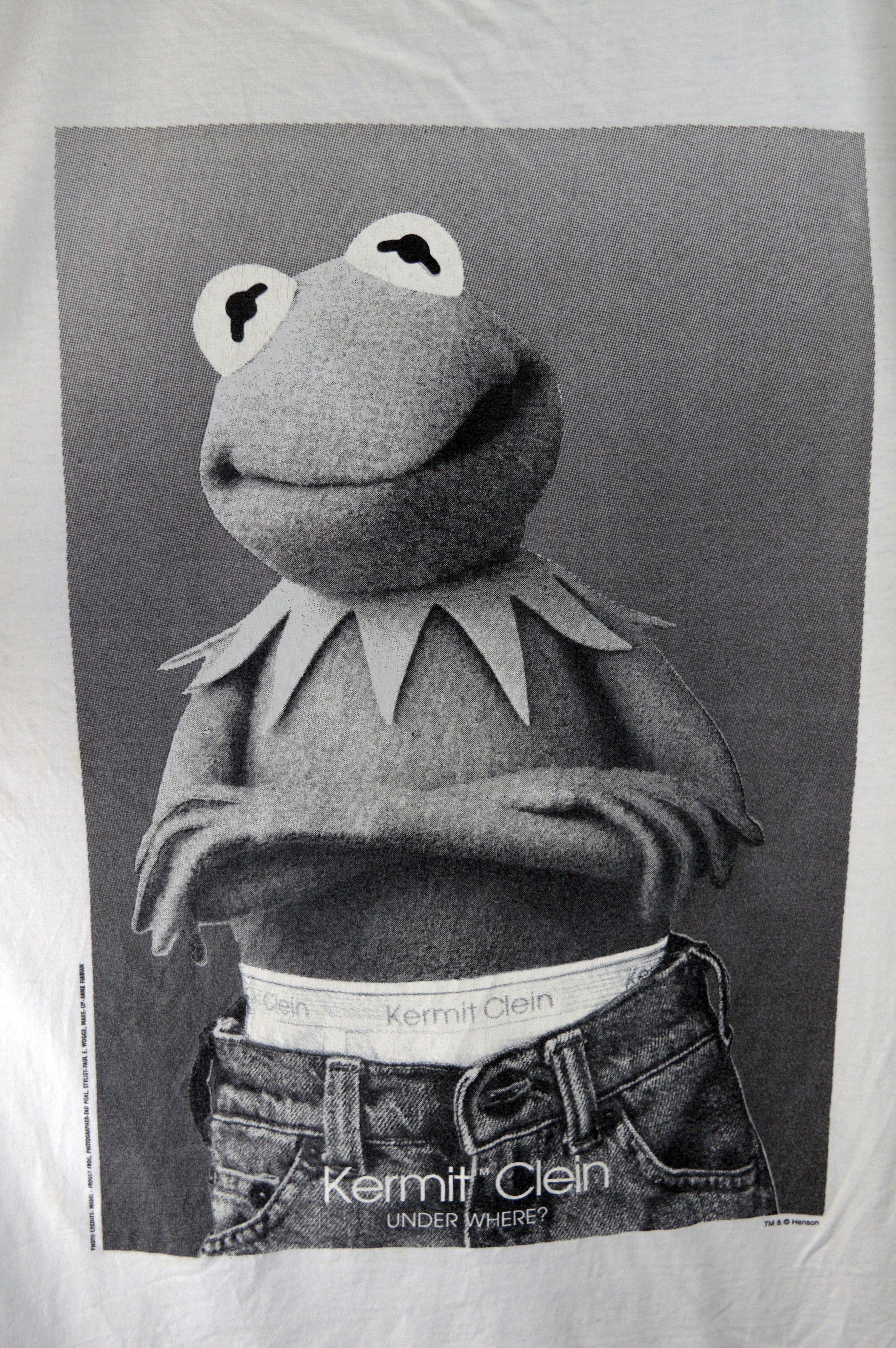 Vintage Vintage Kermit Clein Under Where? t shirt Size US XL / EU 56 / 4 - 7 Thumbnail