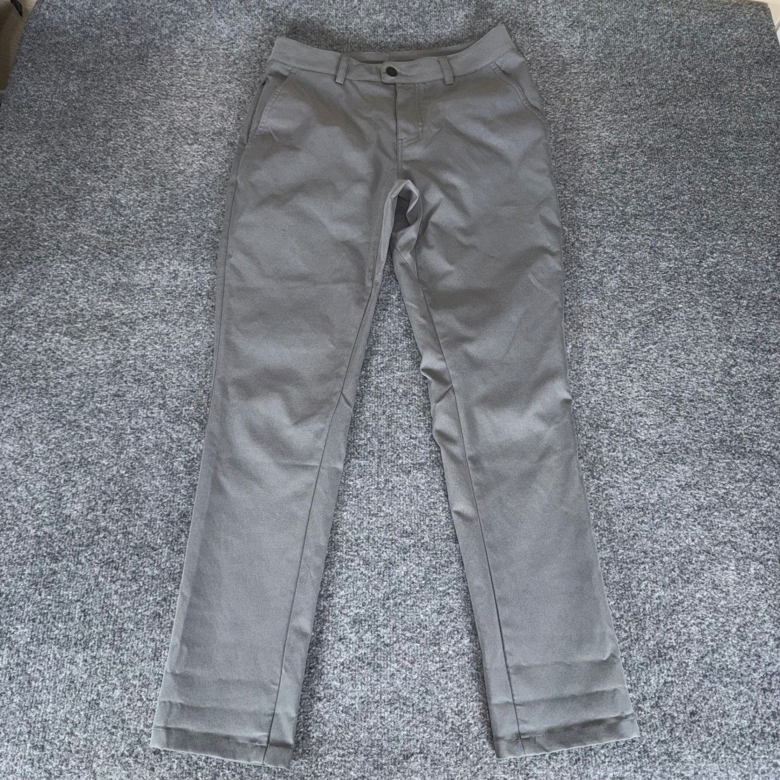 Other Myles Pant Mens 30x30 Gray Athletic Slim Performance Stretch Size US 30 / EU 46 - 1 Thumbnail