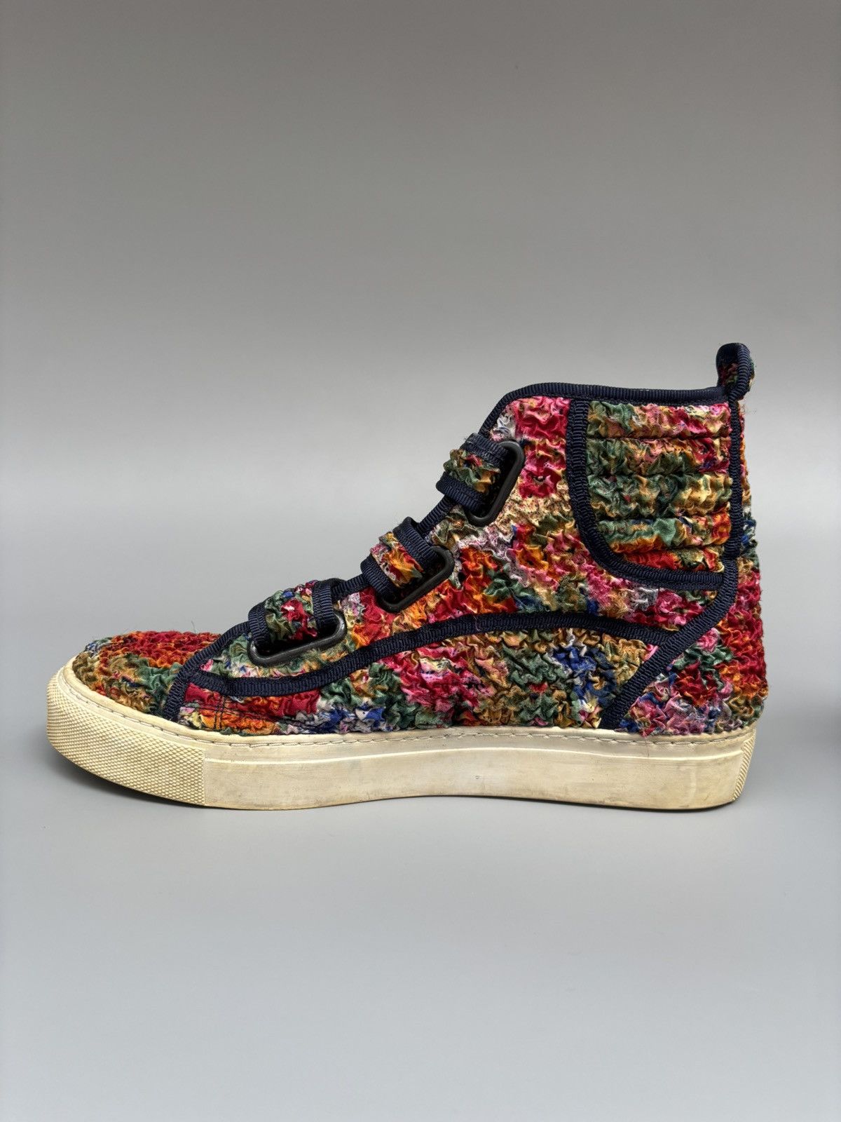 Raf Simons Ss 2013 raf simons velcro floral sneakers Size US 7 / EU 40 - 11 Thumbnail