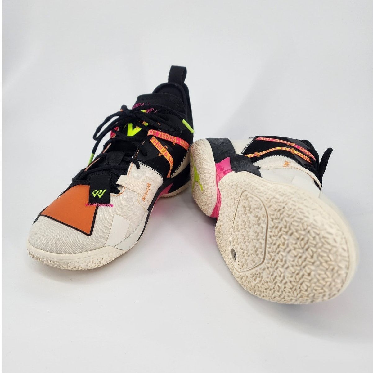 Nike Jordan Why Not Zer0.4 Pale Ivory Orange Volt Men’s 10.5 Size US 10.5 / EU 43-44 - 7 Thumbnail