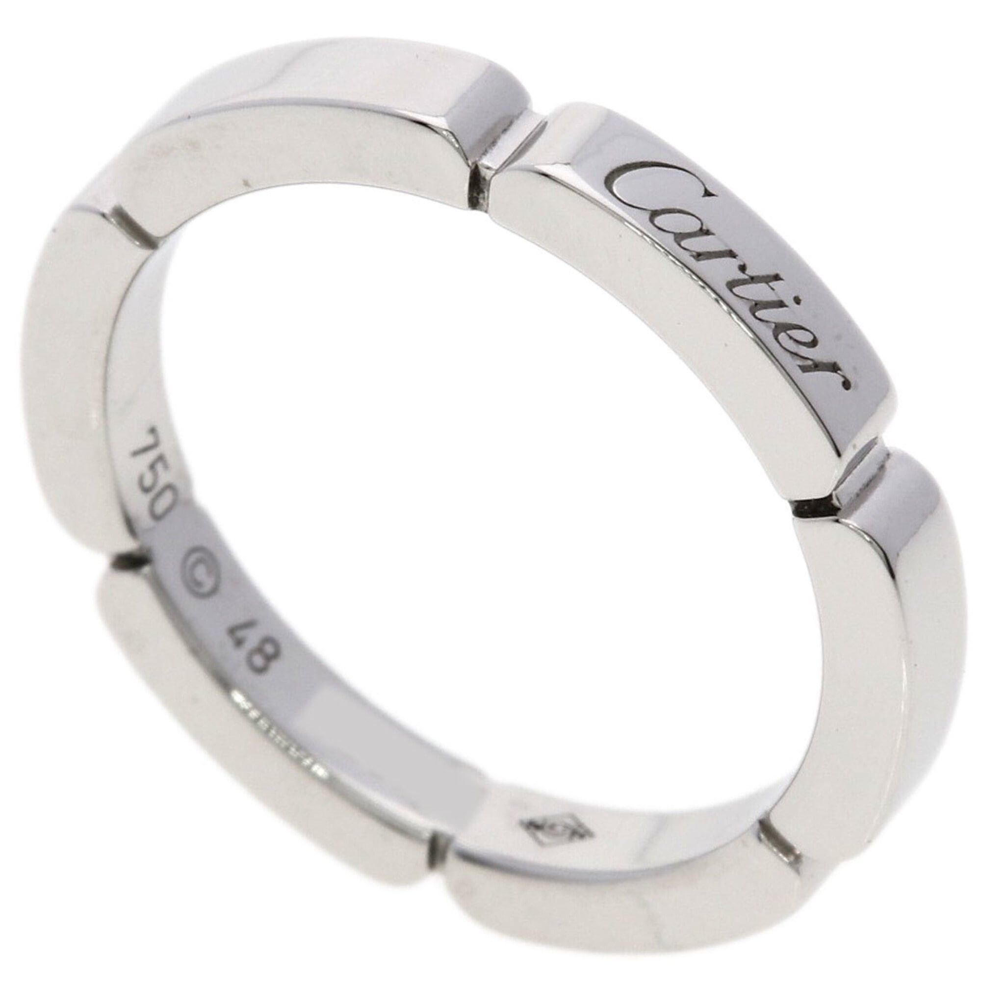 Cartier Cartier Maillon Panthère #48 Ring, 18K White Gold, Women's. Size ONE SIZE - 1 Thumbnail