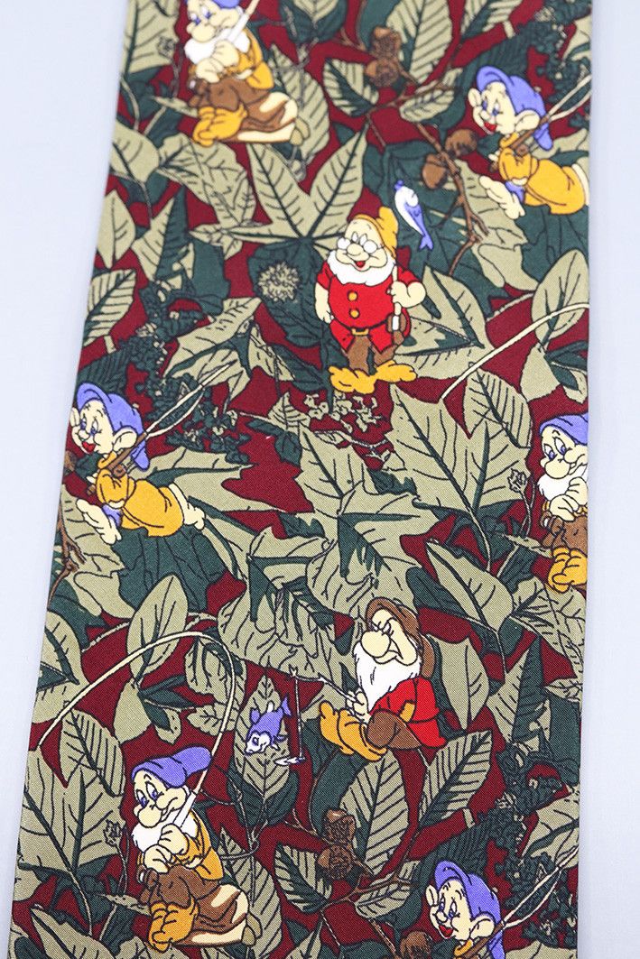 Disney Vintage Disney Silk Tie – Snow White & the Seven Dwarfs Size ONE SIZE - 5 Thumbnail