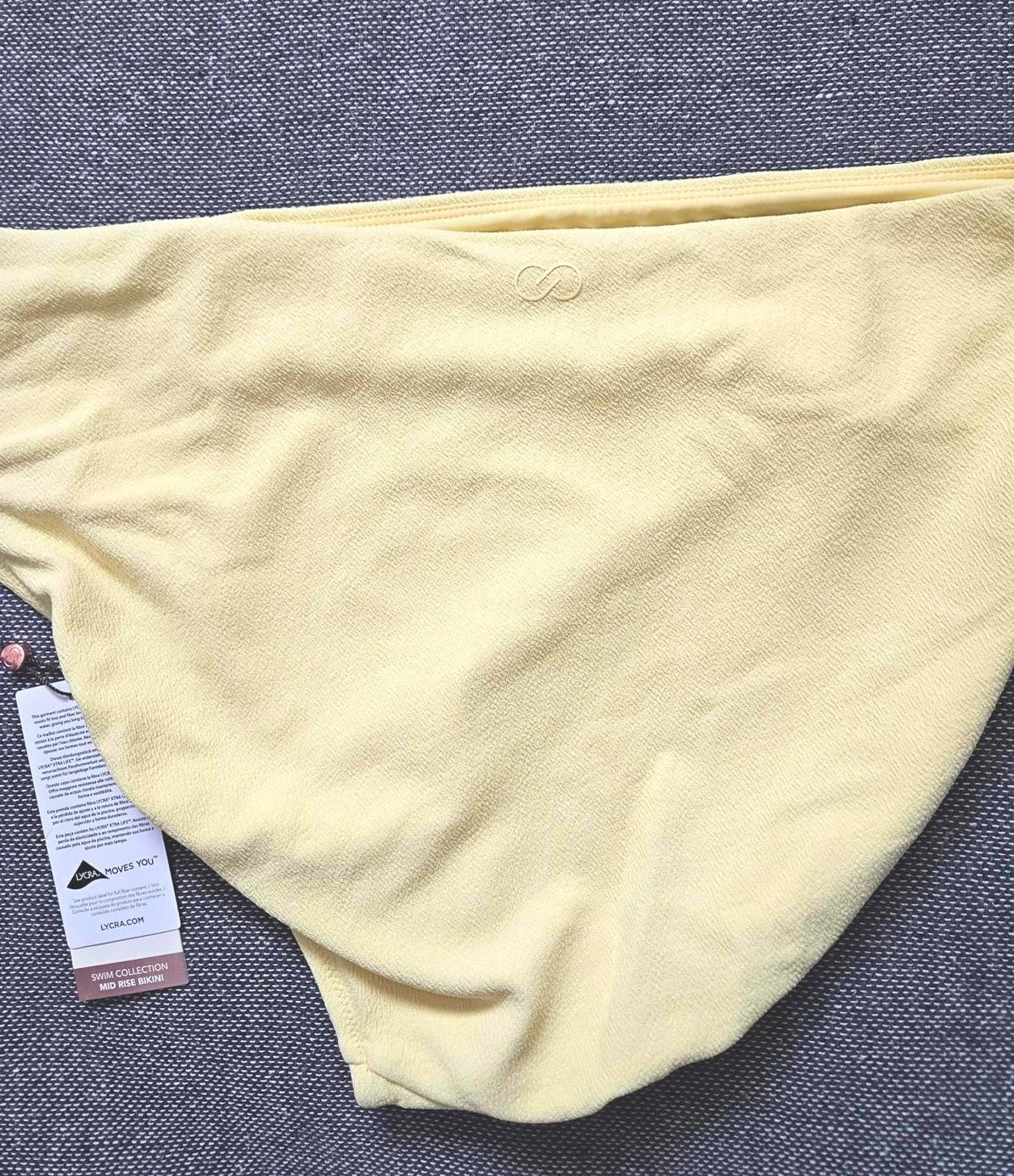 Designer Nwt Calia Women's XL Yellow Bikini Bottom Size ONE SIZE - 2 Thumbnail