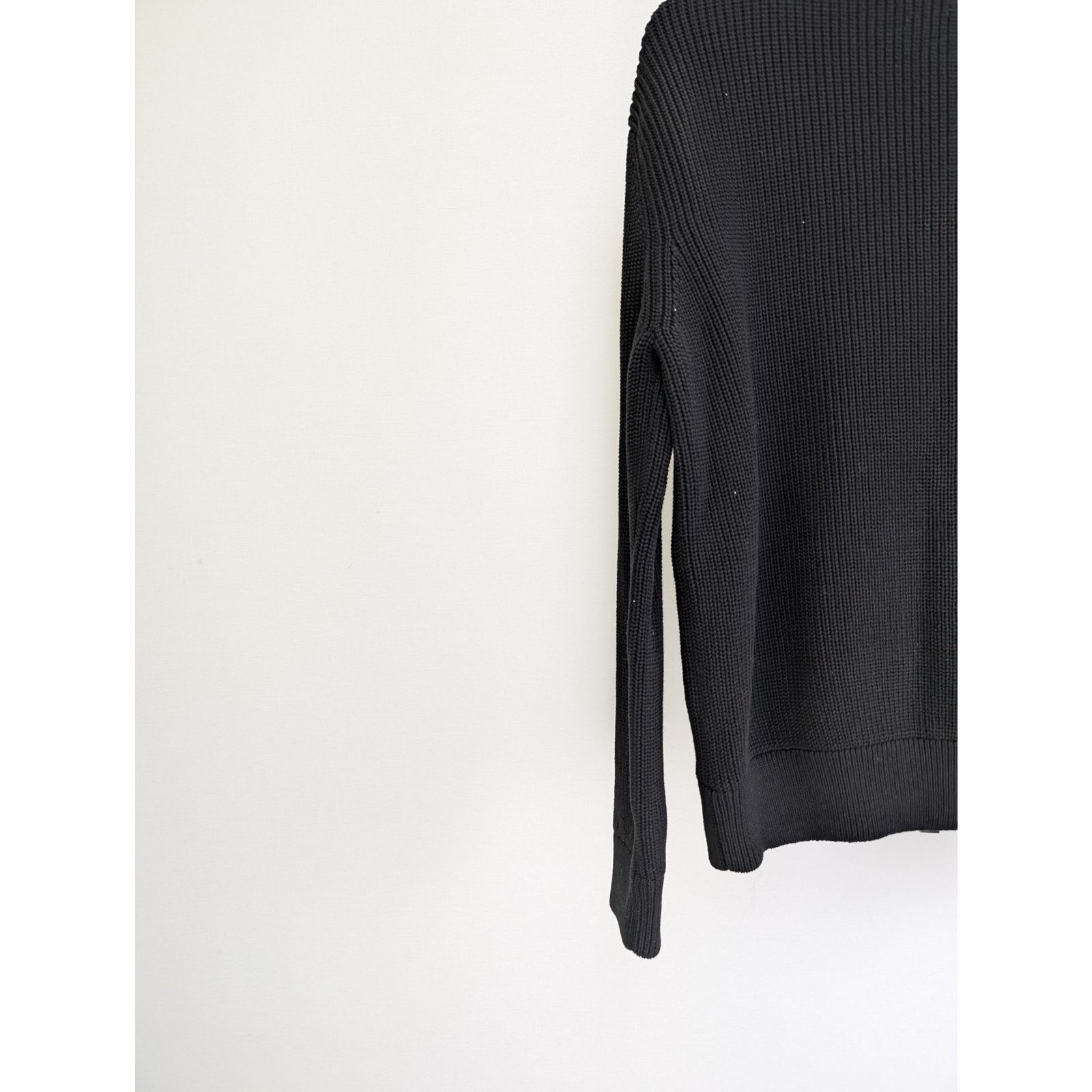 Bottega Veneta o1rshd1 Dry Cotton Rib Cardigan Sweater in Black Size US XL / EU 56 / 4 - 7 Thumbnail