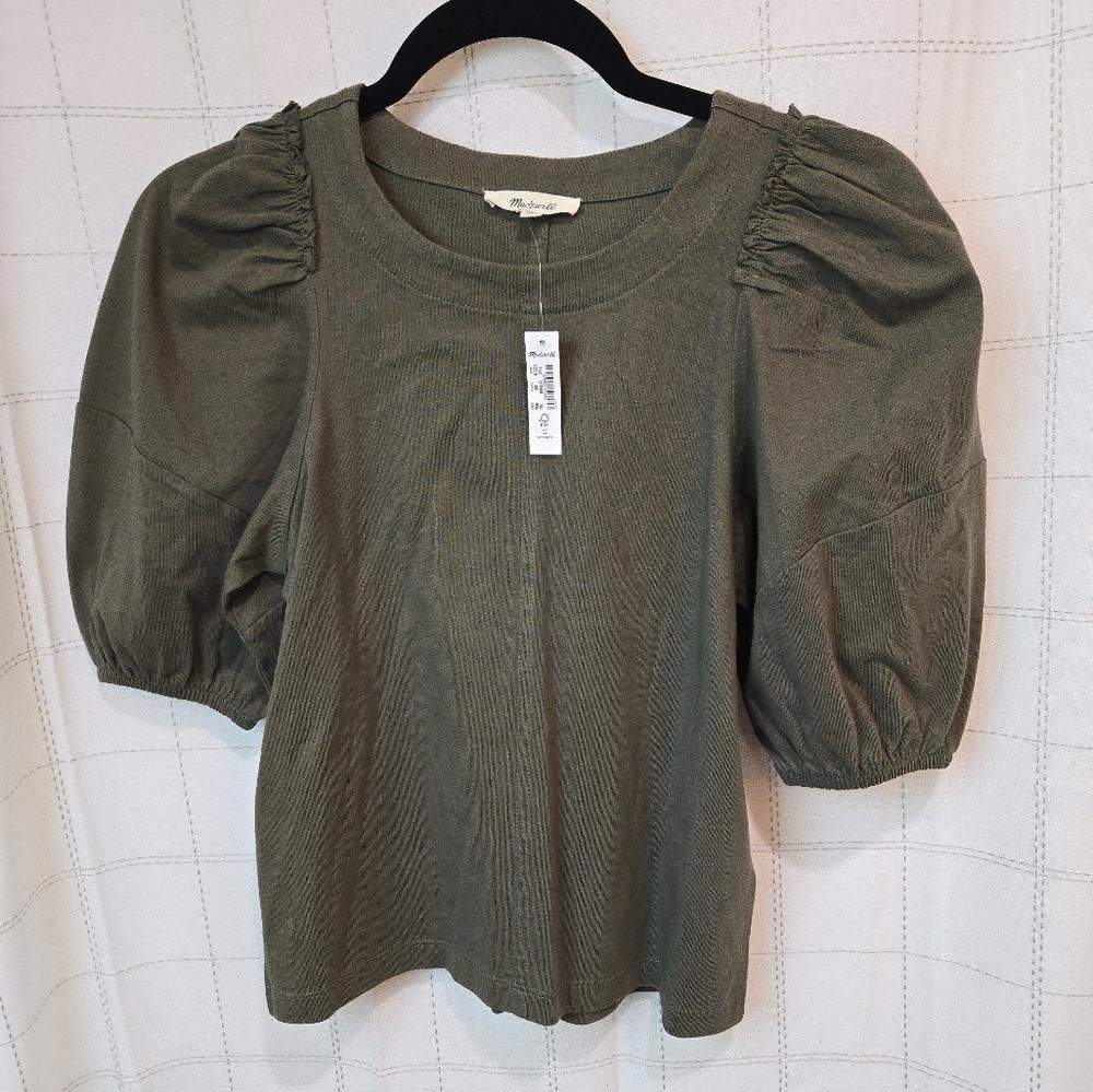 Madewell Madewell Puff Sleeve Tee Size XXS / US 00 / IT 34 - 2 Thumbnail