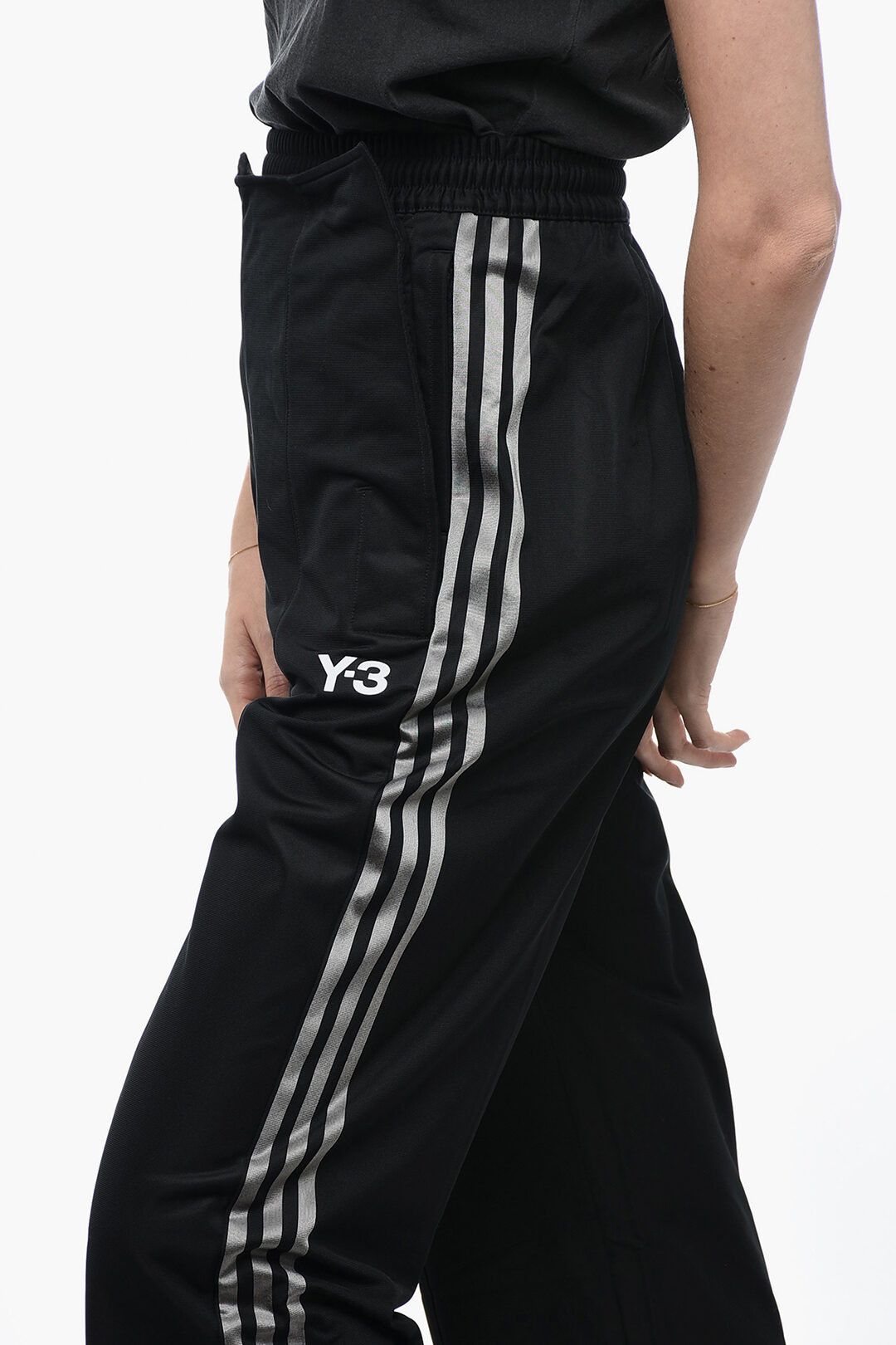 Y-3 × Yohji Yamamoto og1mm0824 Double-Layered Jogger in Black Size 27" / US 4 / IT 40 - 3 Thumbnail