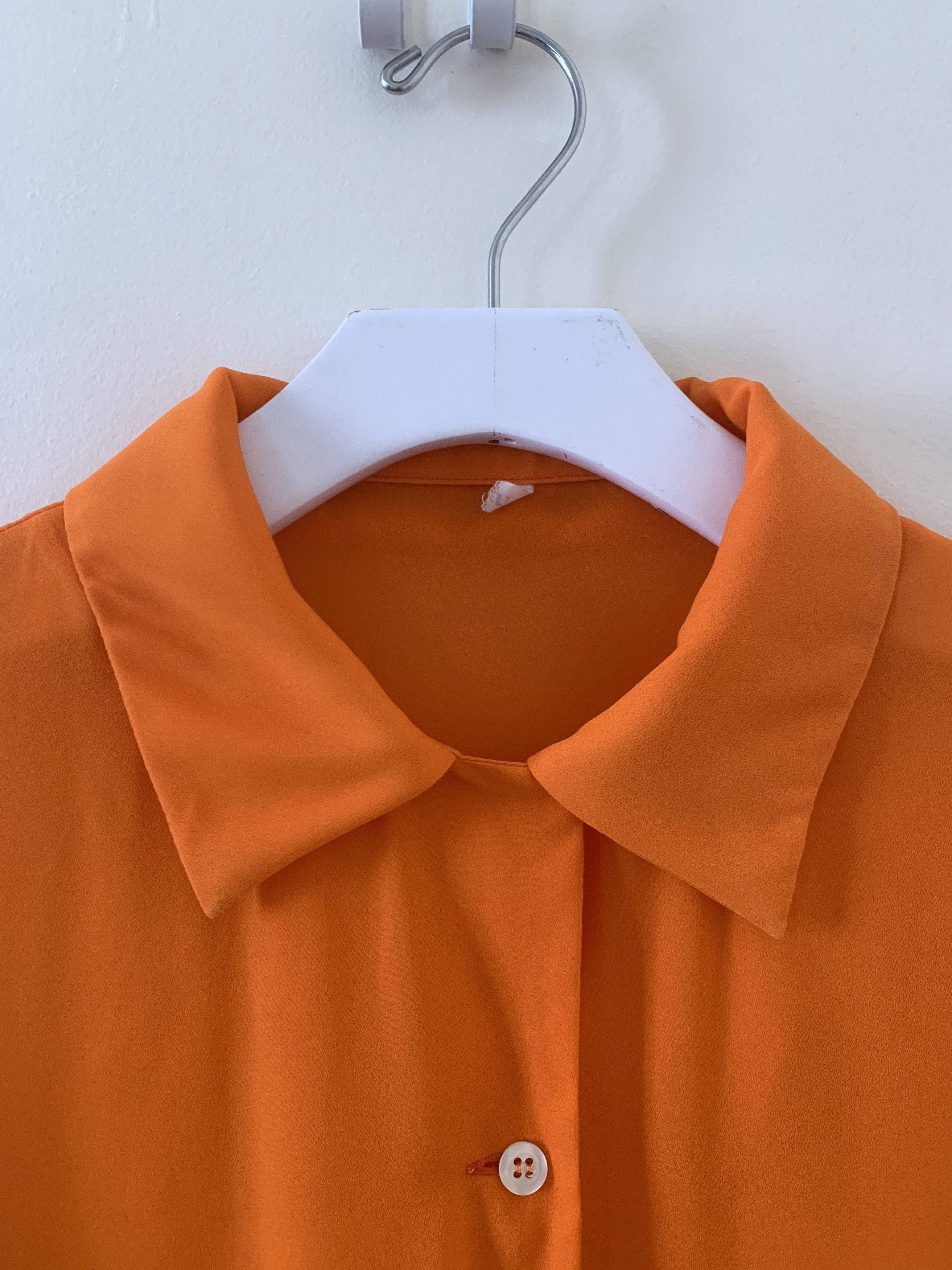 Vintage Orange Short-Sleeve Shirt Size S / US 4 / IT 40 - 4 Thumbnail