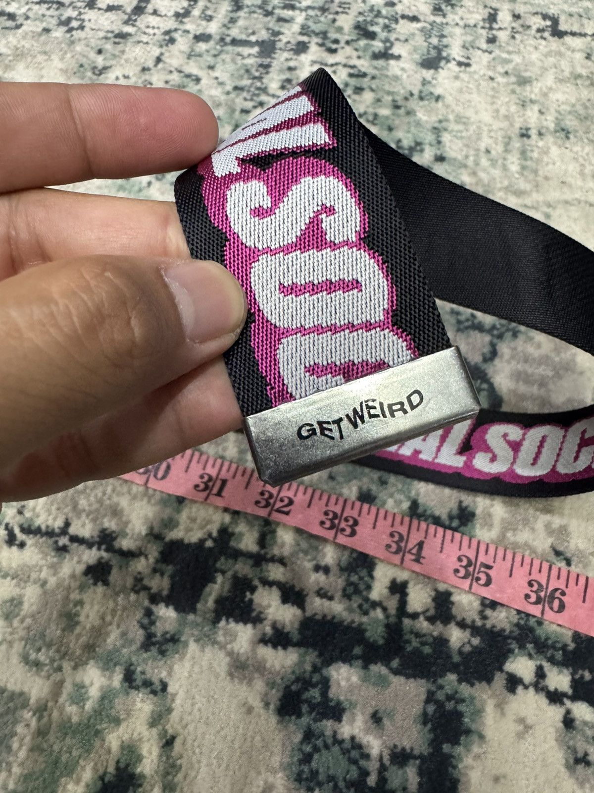 Anti Social Social Club ANTI SOCIAL SOCIAL CLUB ASSC FABRIC BELT Size 36 - 3 Thumbnail