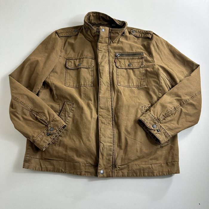 Levi's Men's Washed Cotton Military Jacket