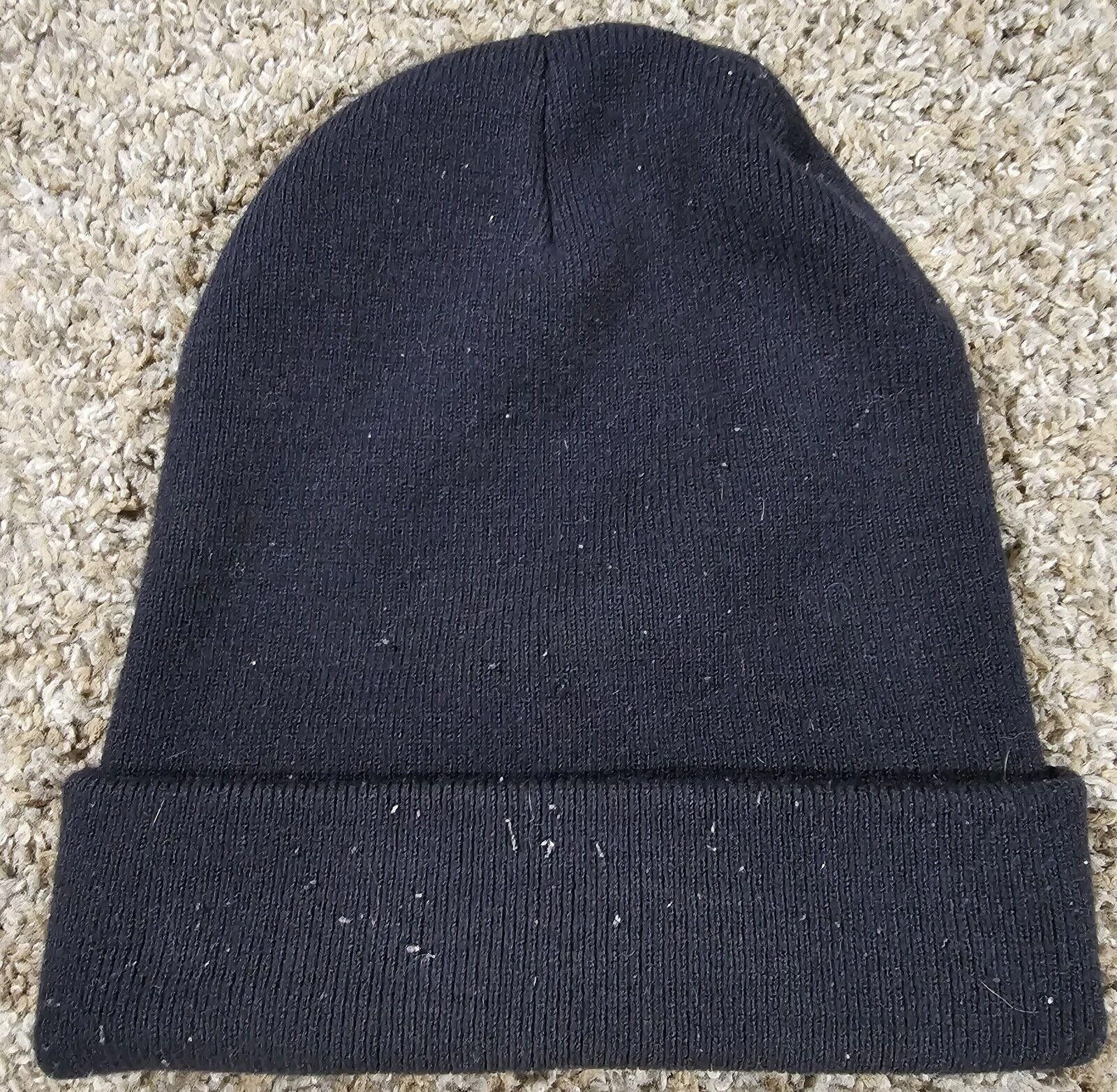 Carhartt Carhartt Cuff Black Beanie Winter Hat OSFA Logo Sun Outdoors Size ONE SIZE - 3 Thumbnail