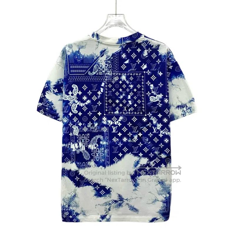 Louis Vuitton Louis Vuitton Blue logo cashew print full print tie-dyed c Size US S / EU 44-46 / 1 - 2 Thumbnail