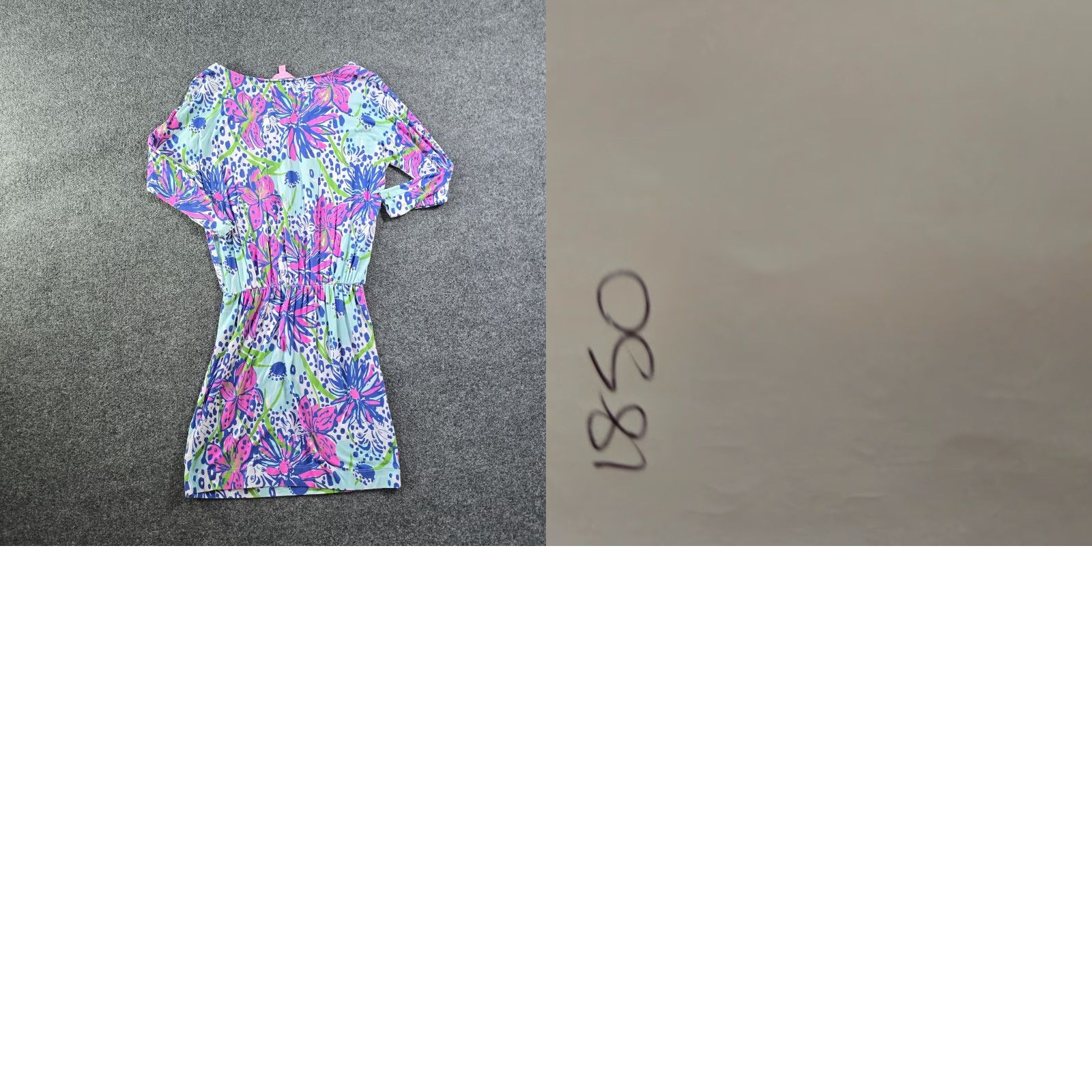 Lilly Pulitzer Lilly Pulitzer Dress Women XS Pink Blue Floral Leopard Cara Drop Waist Vine Knit Short Sleeve Dolman V-Neck Sheath Casual Summer Size XS / US 0-2 / IT 36-38 - 8 Thumbnail