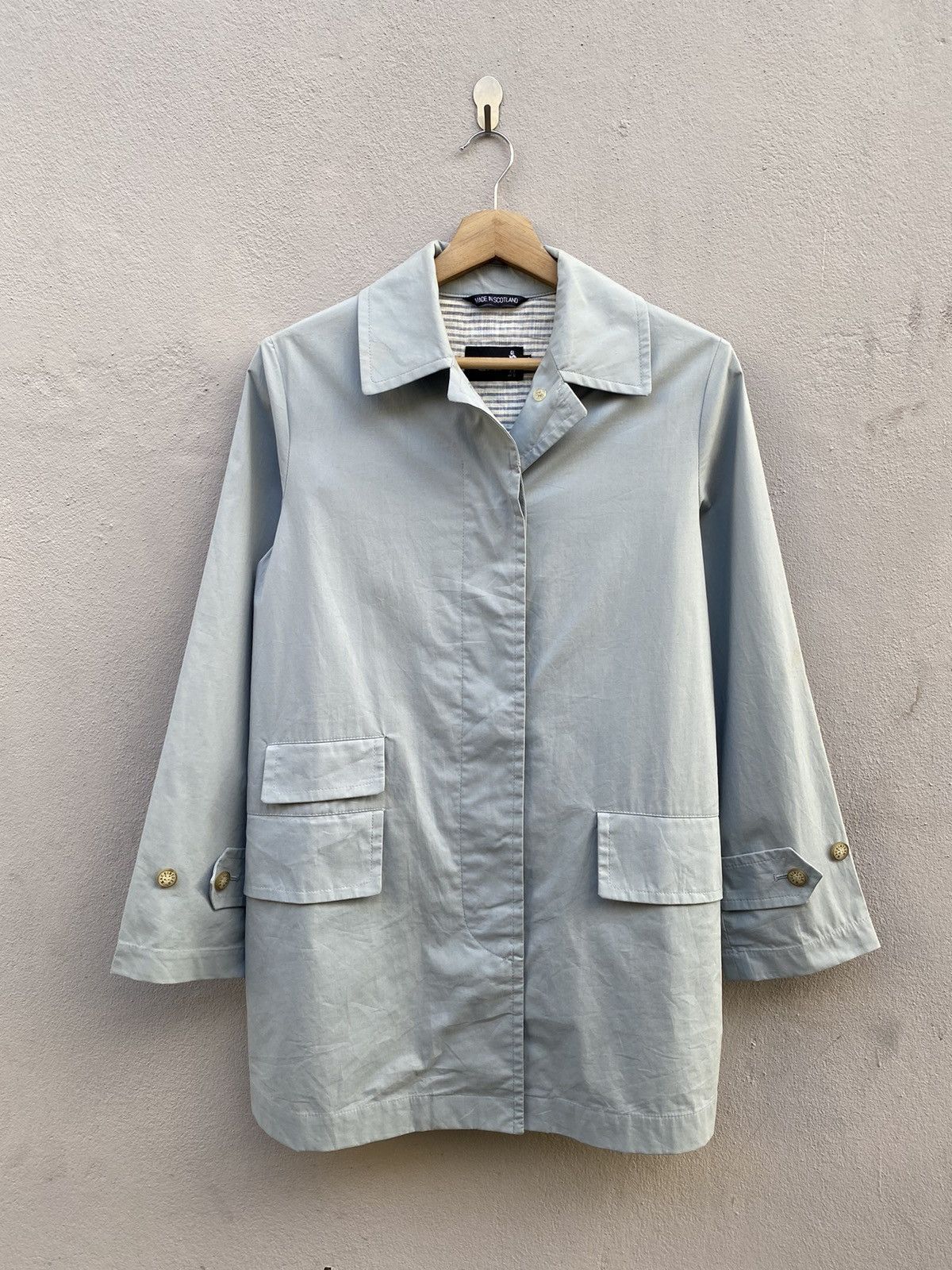 Mackintosh Mackintosh Overcoat Baby Blue Parka Size US S / EU 44-46 / 1 - 1 Thumbnail