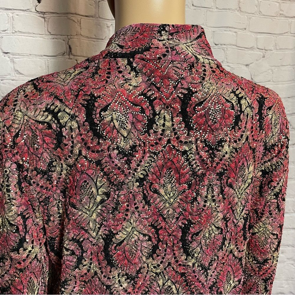 JM Collection JM Collection Layered Cardigan With Attached Top Size M Pet Size M / US 6-8 / IT 42-44 - 6 Thumbnail