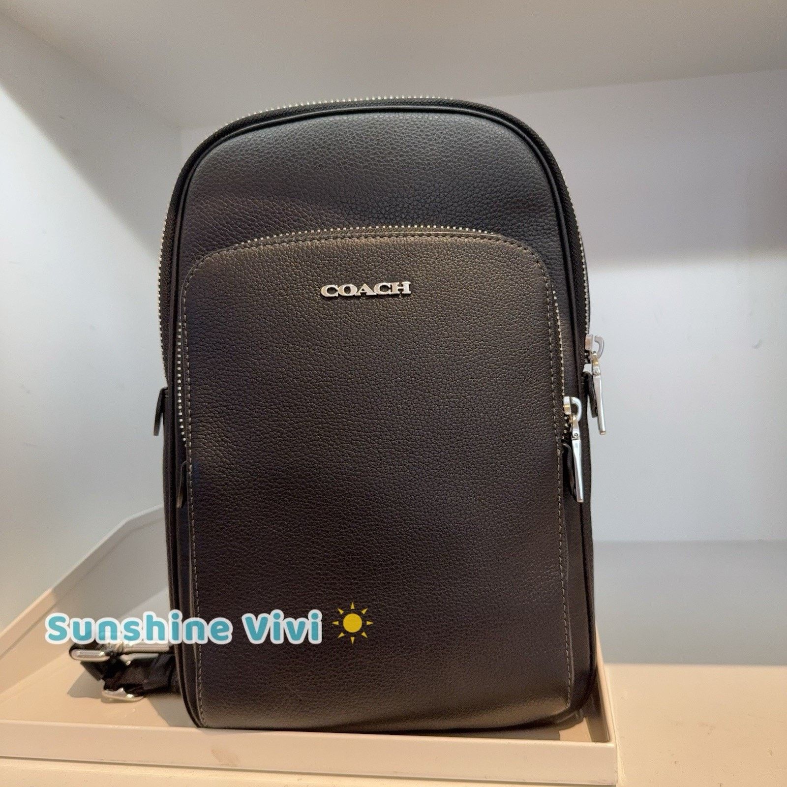 Coach NWT Coach Ethan Pack CQ669 Crossbody leather BAG Black Size ONE SIZE - 1 Thumbnail