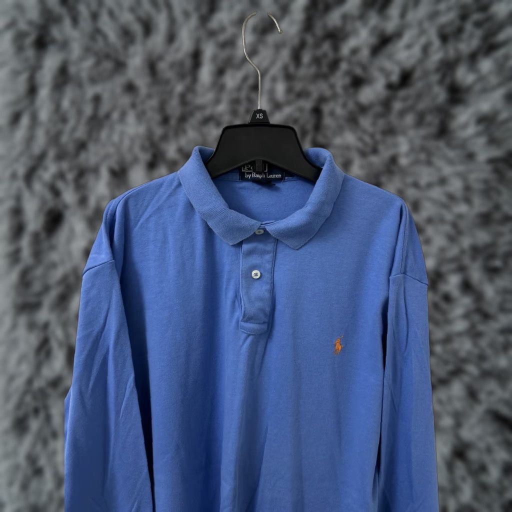 Polo Ralph Lauren VINTAGE Polo Ralph Lauren Shirt Mens Large Blue 100% Cotton Orange Pony L/S Polo Ralph Lauren Shirt Mens Large Blue 100% Cotton Orange Pony L/S Size US L / EU 52-54 / 3 - 1 Thumbnail