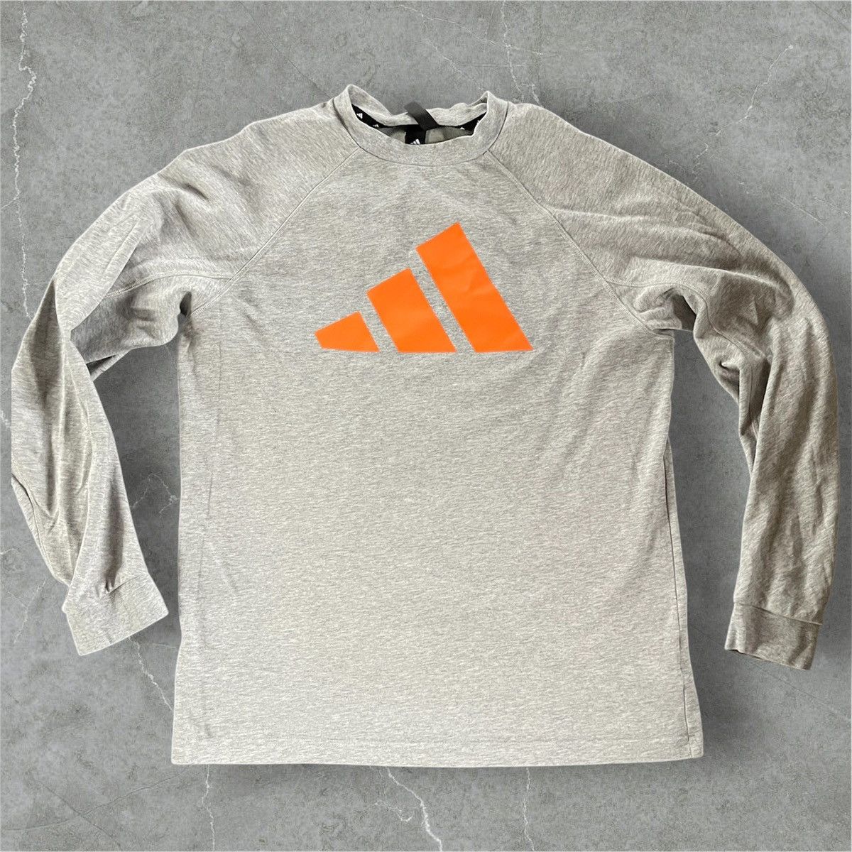 Adidas × Vintage Vintage Original Adidas T-Shirt/Tee/Shirt Grey/Orange XL Size US M / EU 48-50 / 2 - 1 Thumbnail