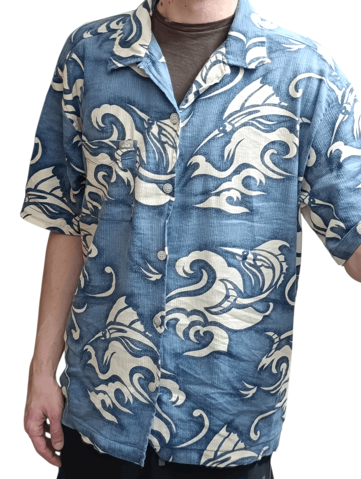 Quiksilver Vintage Quiksilver Marlin Wave shirt Size US XL / EU 56 / 4 - 2 Thumbnail