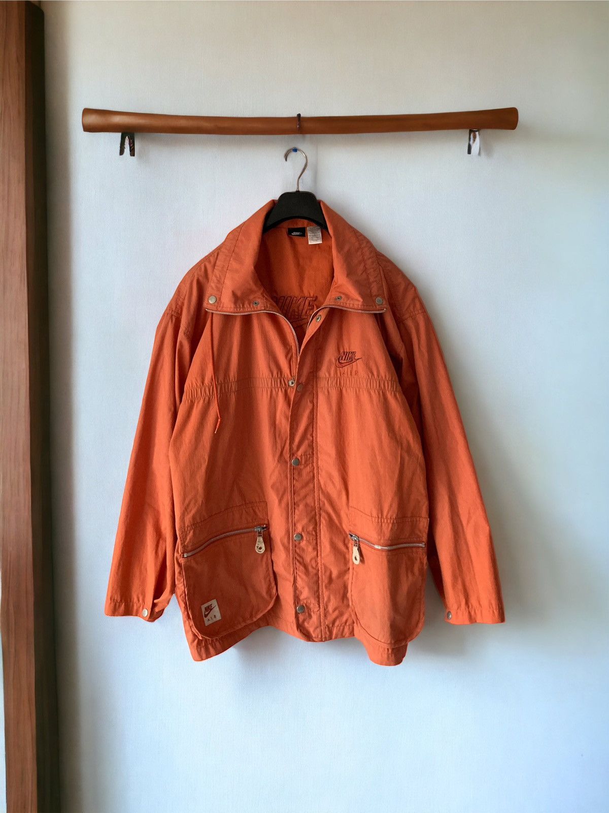 Nike × Vintage Vintage retro rare 90s nike light rain jacket L spellout y2k Size US L / EU 52-54 / 3 - 1 Thumbnail