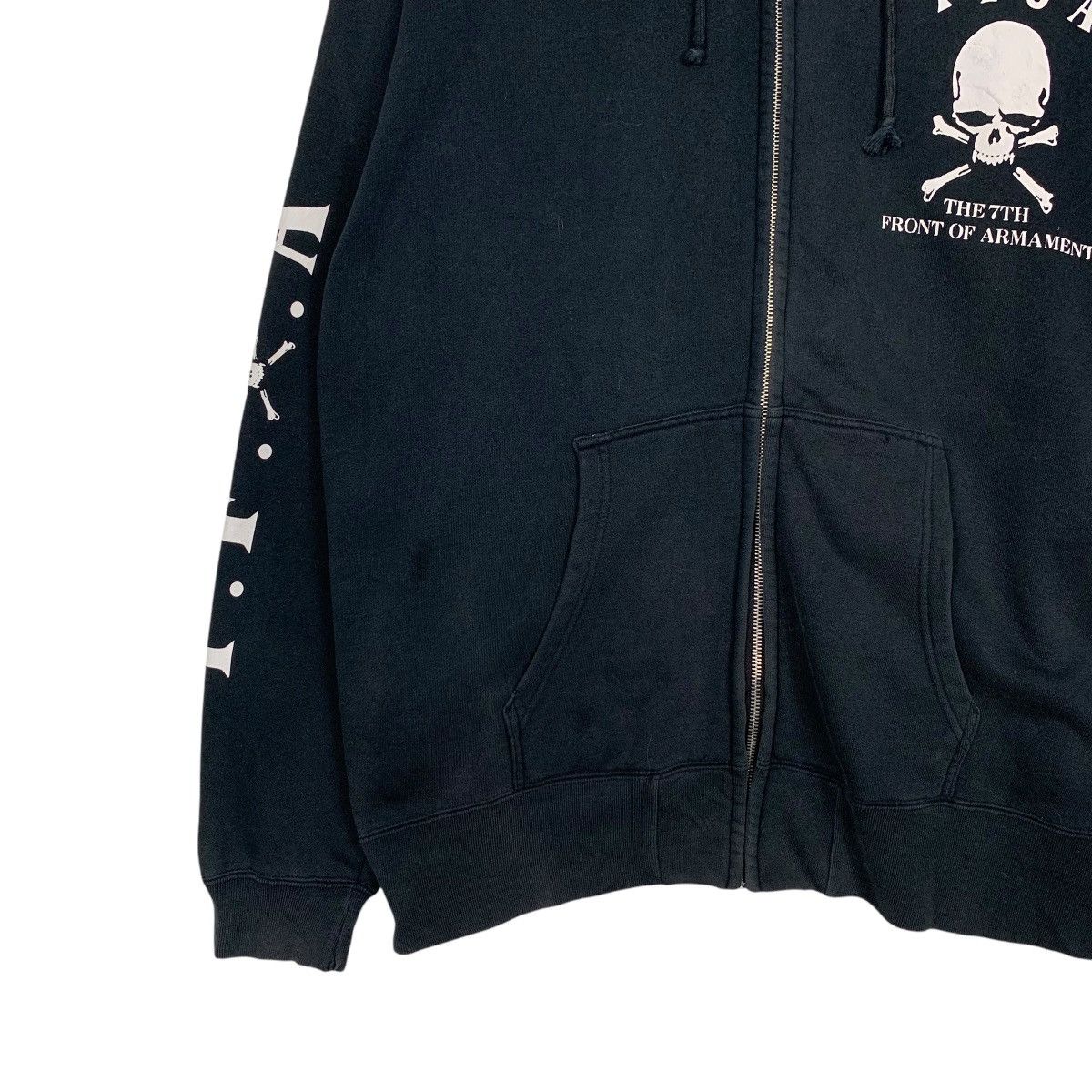 Japanese Brand REGULUS ROCK The Front Of Armament Big Logo Hoodie 2428-C109 Size US XL / EU 56 / 4 - 6 Thumbnail