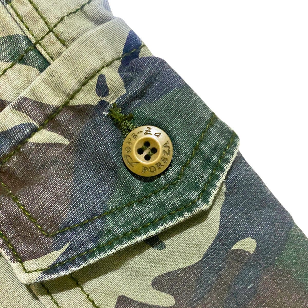 Vintage Vintage Pors ZA Camo Cargo Pants Size 27" / US 4 / IT 40 - 6 Thumbnail