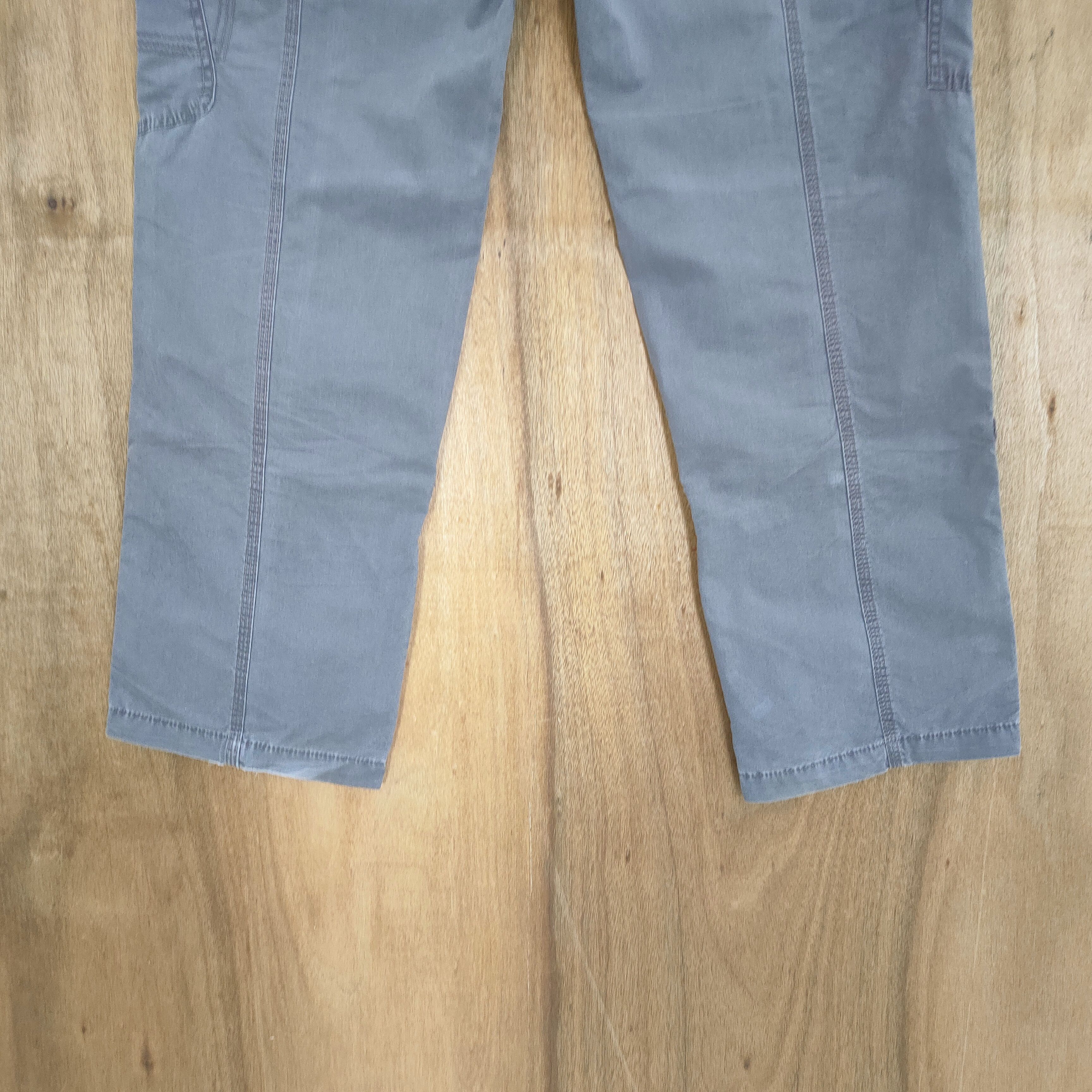 Japanese Brand × Vintage VINTAGE JAPANESE BRAND FADED GREY CARGO PANTS Size US 33 - 12 Thumbnail