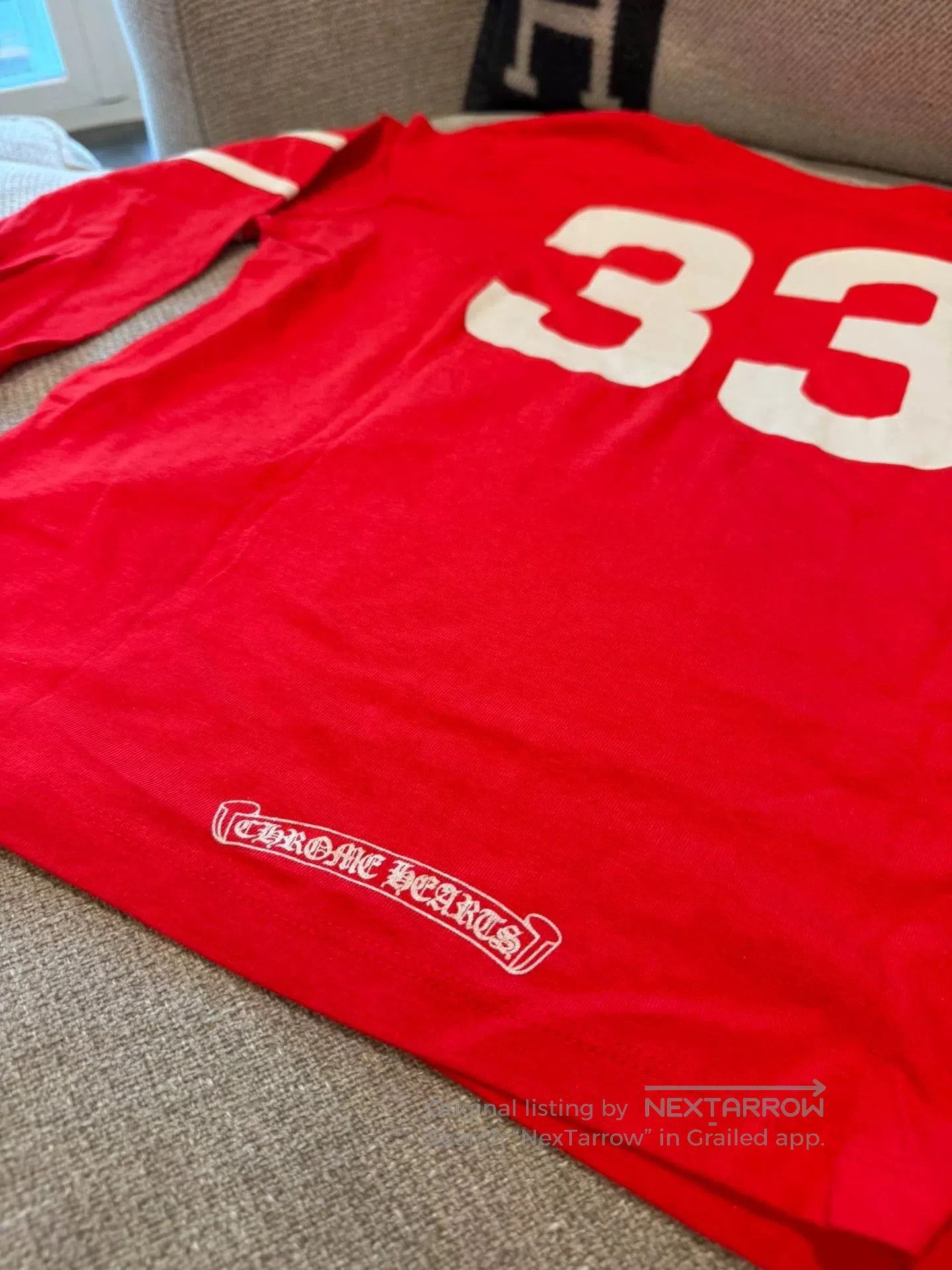 Chrome Hearts Chrome Hearts Red 33 Long Sleeve T. Size US S / EU 44-46 / 1 - 5 Thumbnail