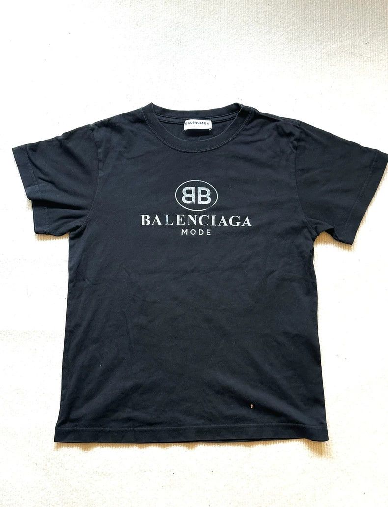 Balenciaga Balenciaga Letter logo short sleeve 2505-Nextarrow Size US L / EU 52-54 / 3 - 1 Thumbnail