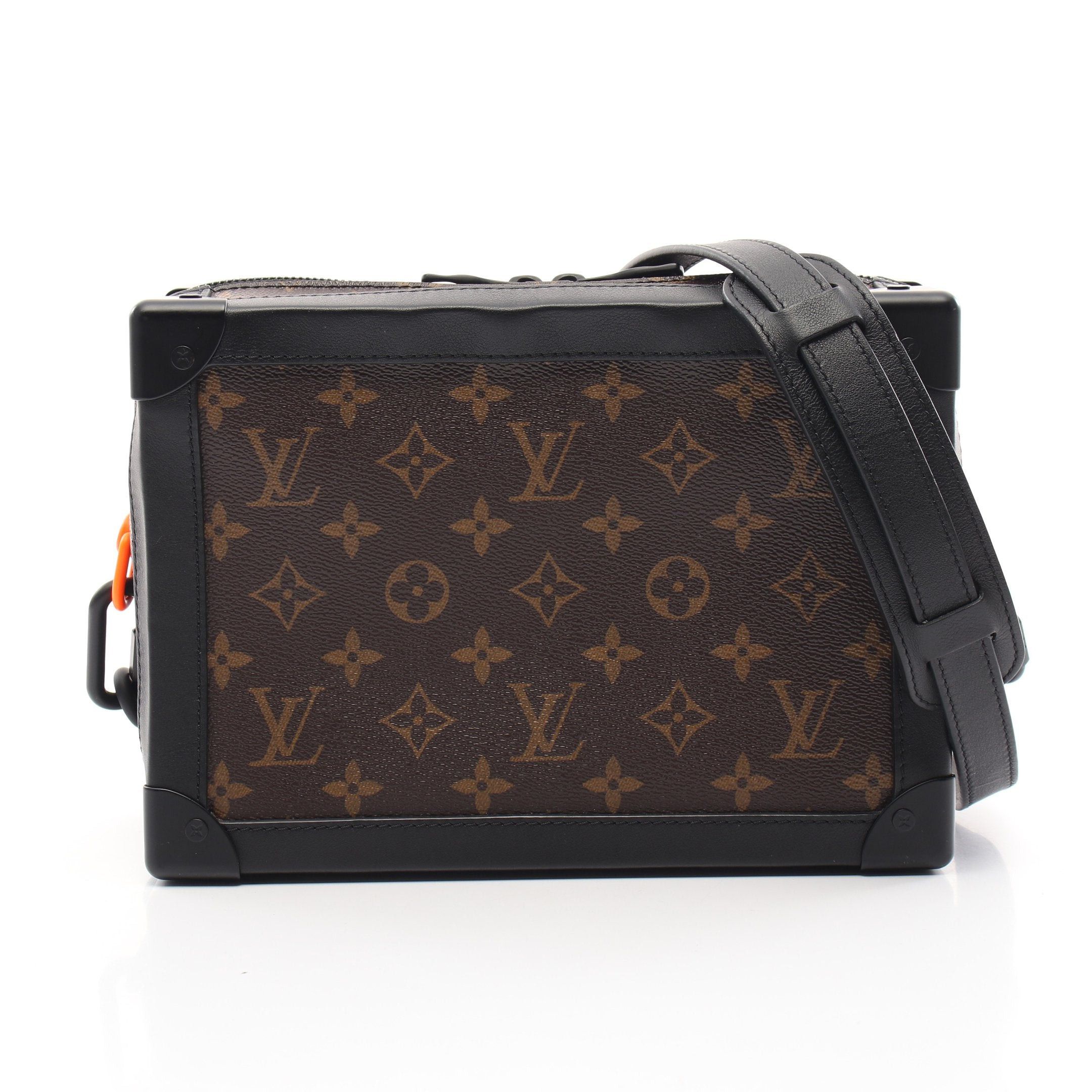 Louis Vuitton Soft Trunk Monogram Solar Lei Shoulder Bag Leather Brown