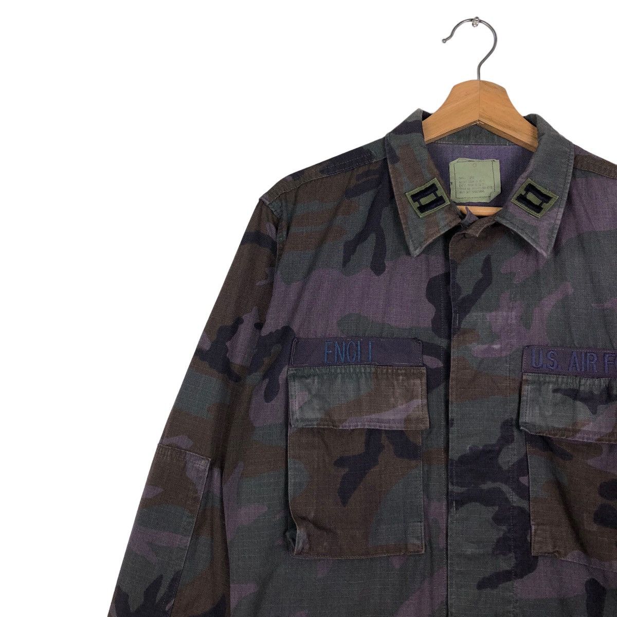 Vintage 🔥Vintage Military US Air Forces Chore Cargo Jacket Pockets Size US S / EU 44-46 / 1 - 7 Thumbnail