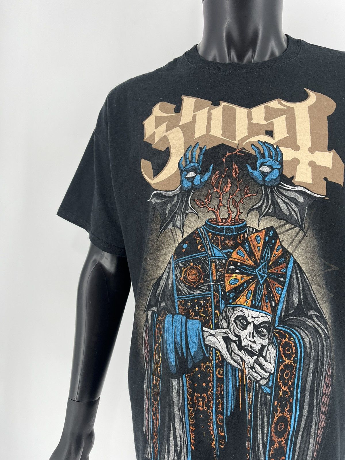 Band Tees Vintage 90s Ghost 666 Skulls Vamp Dead Face Horror Tee 90s Size US XL / EU 56 / 4 - 6 Thumbnail