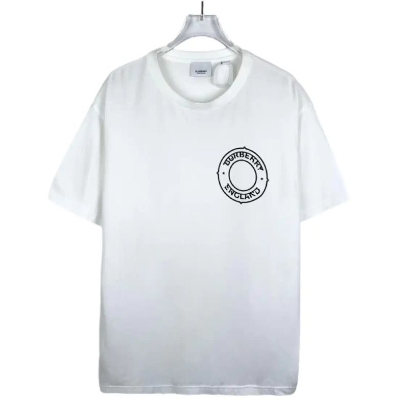 Burberry Burberry White Cotton Men's T-Shirt Size US S / EU 44-46 / 1 - 1 Thumbnail