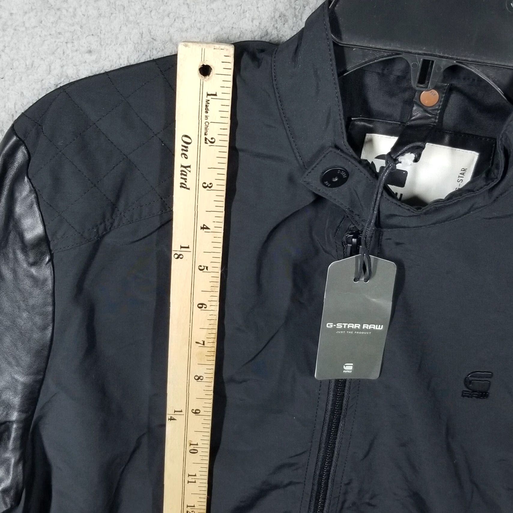 G-Star G-Star Raw Edla Dizrey Bomber Jacket Men Large Black Slim Fit NWT Size US L / EU 52-54 / 3 - 4 Thumbnail