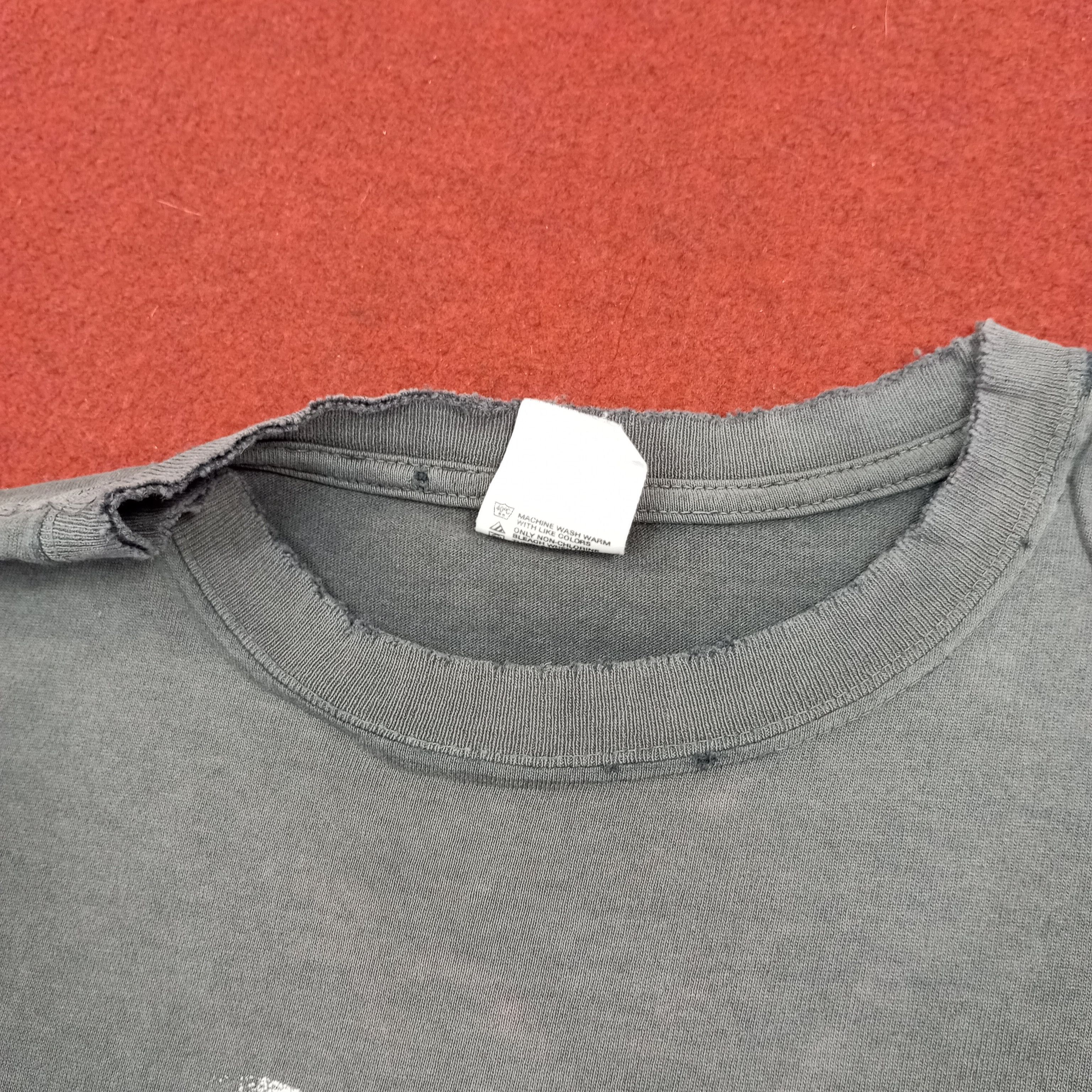 Anvil × Vintage The Slow Life Streetwear Style Distressed Vintage Tshirt Size US L / EU 52-54 / 3 - 9 Thumbnail