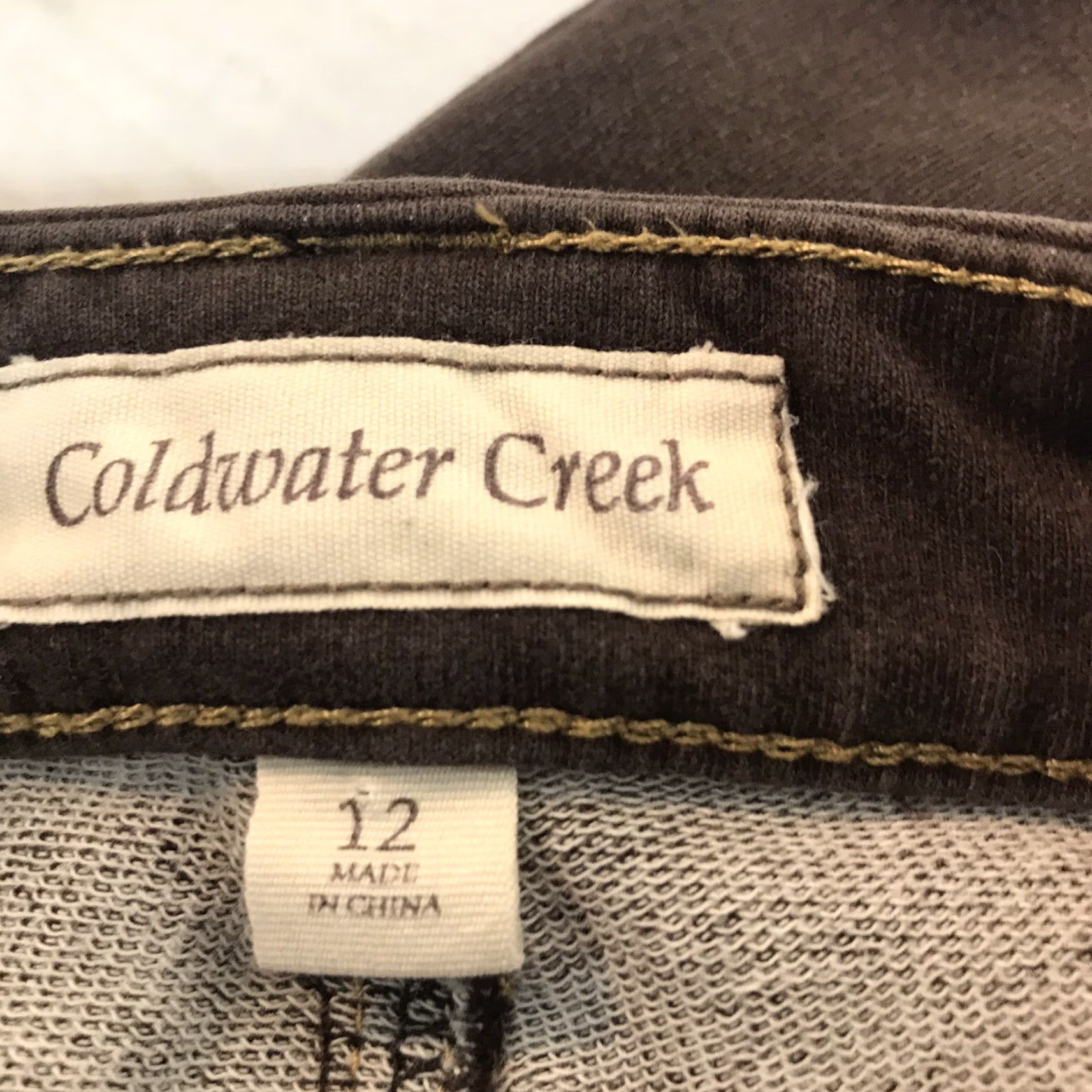 Coldwater Creek Coldwater Creek Brown Soft Stretch Chino Pants Womens Size 12 Regular Bootcut Size 34" / US 12 / IT 48 - 6 Thumbnail